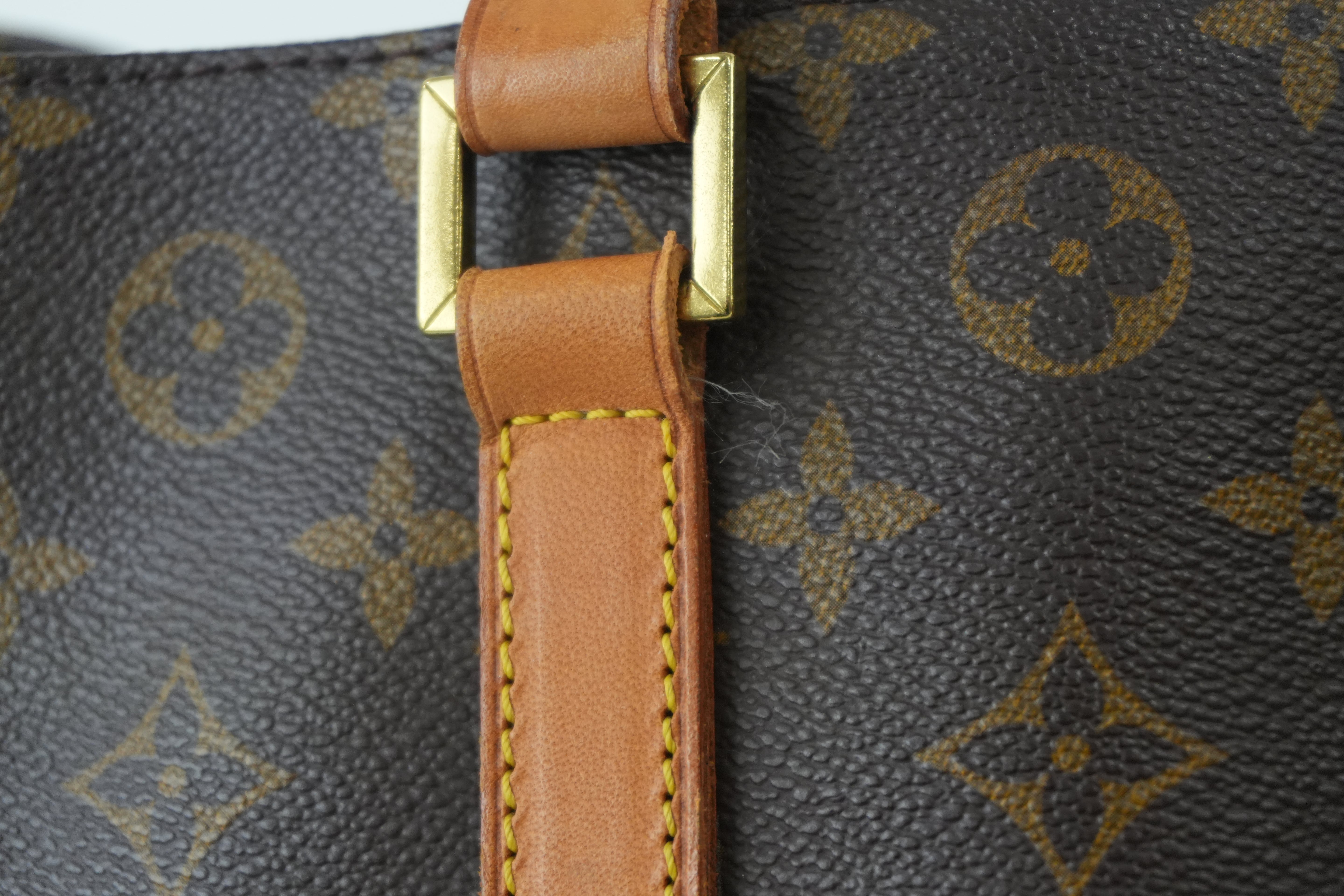 Louis Vuitton Monogram Cabas Alto Shoulder Tote Bag Used