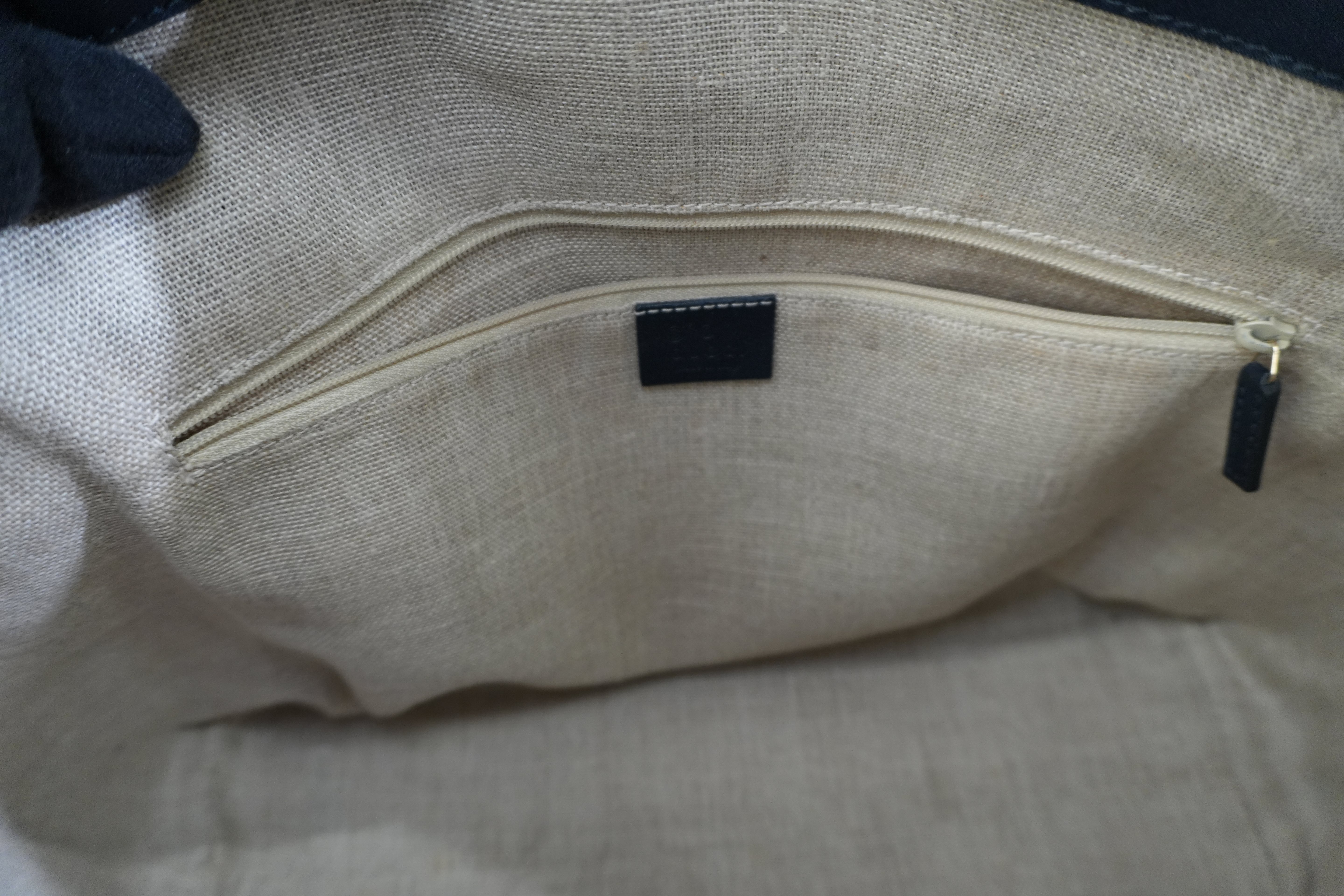 Pre-owned Gucci Two Way Microguccisima Shoulder Bag Navy Blue