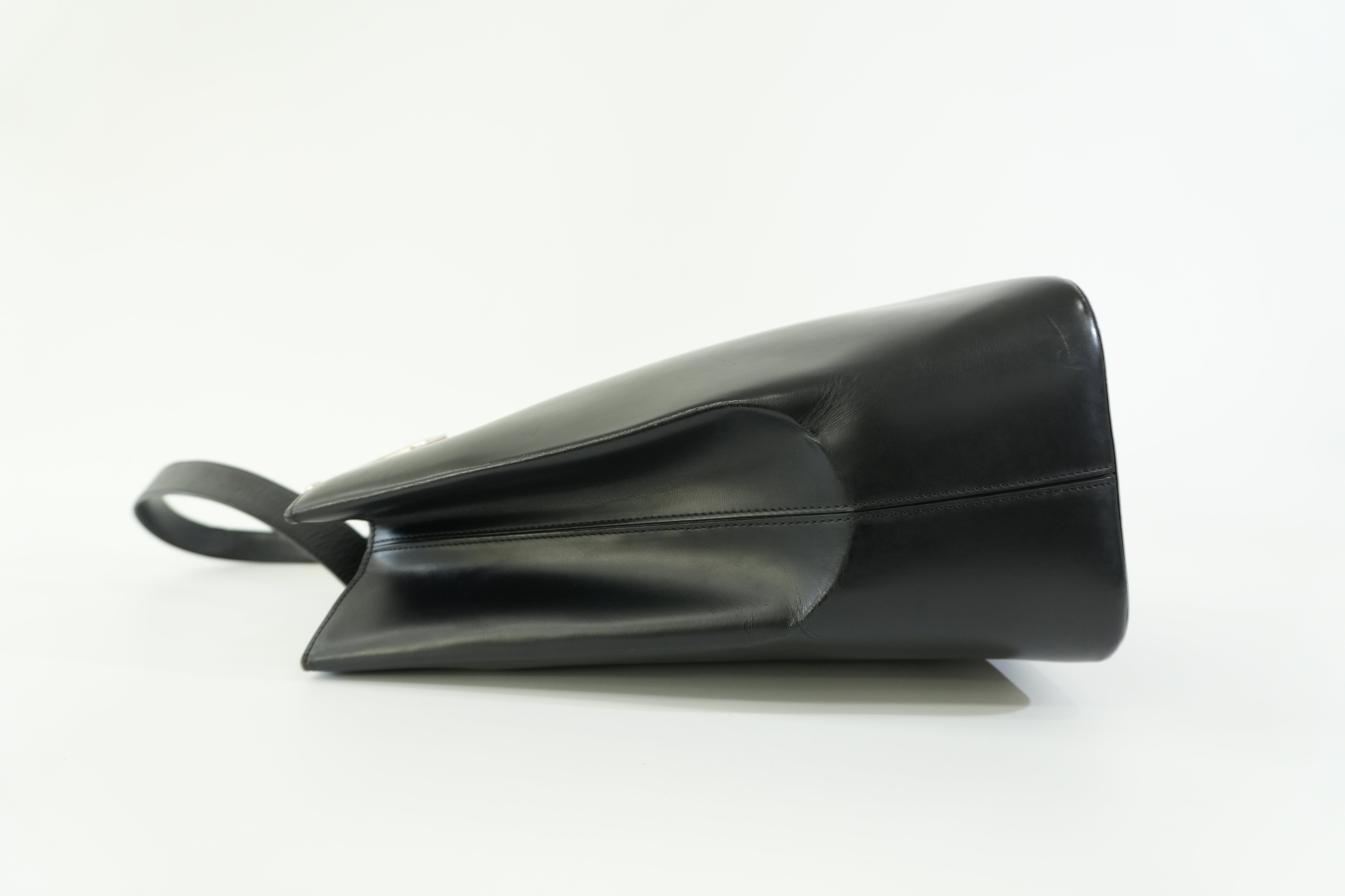 Pre-owned Cartier Leather Panthere Shoulder Bag Black