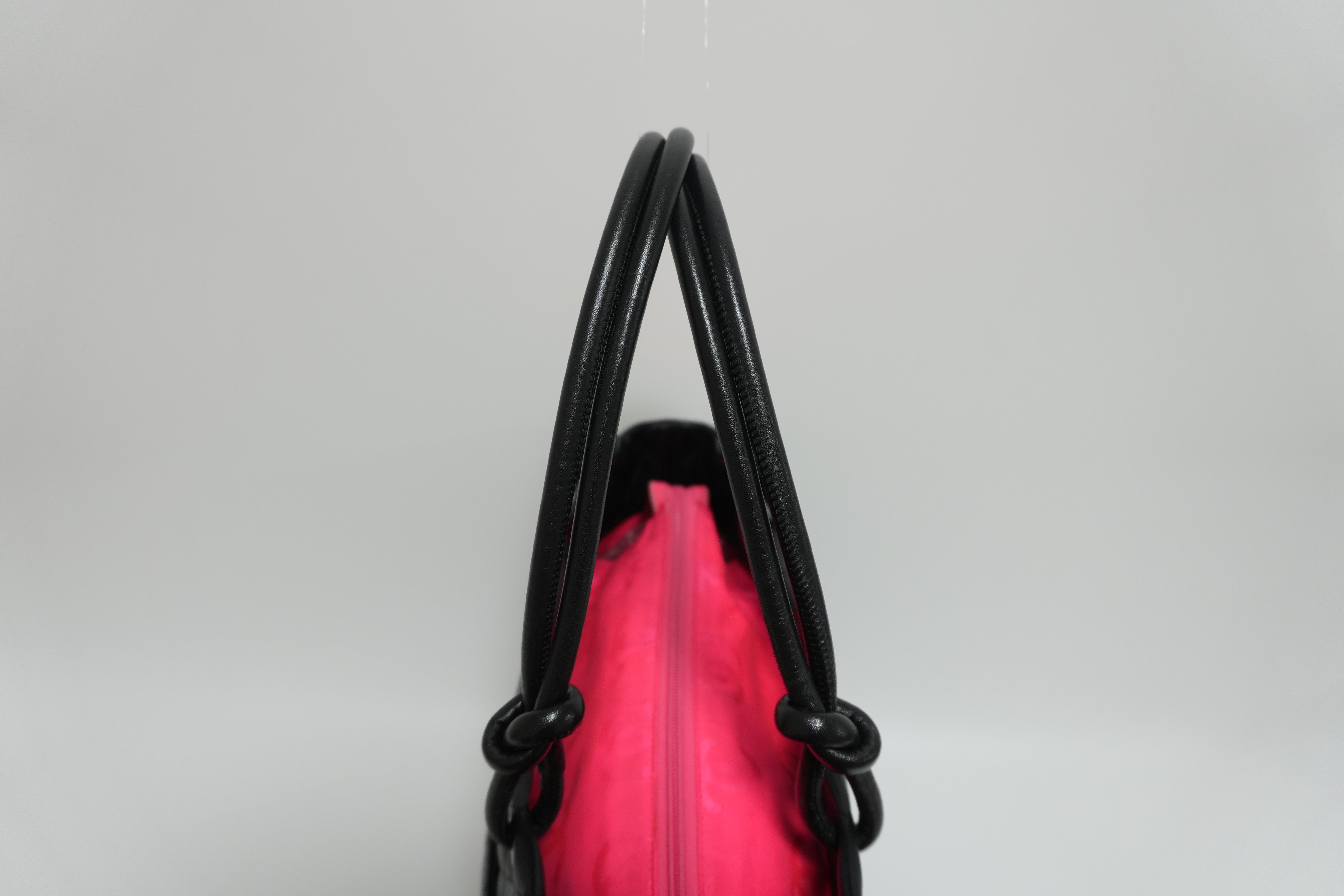 Chanel Cambon Tote Bag Black Used