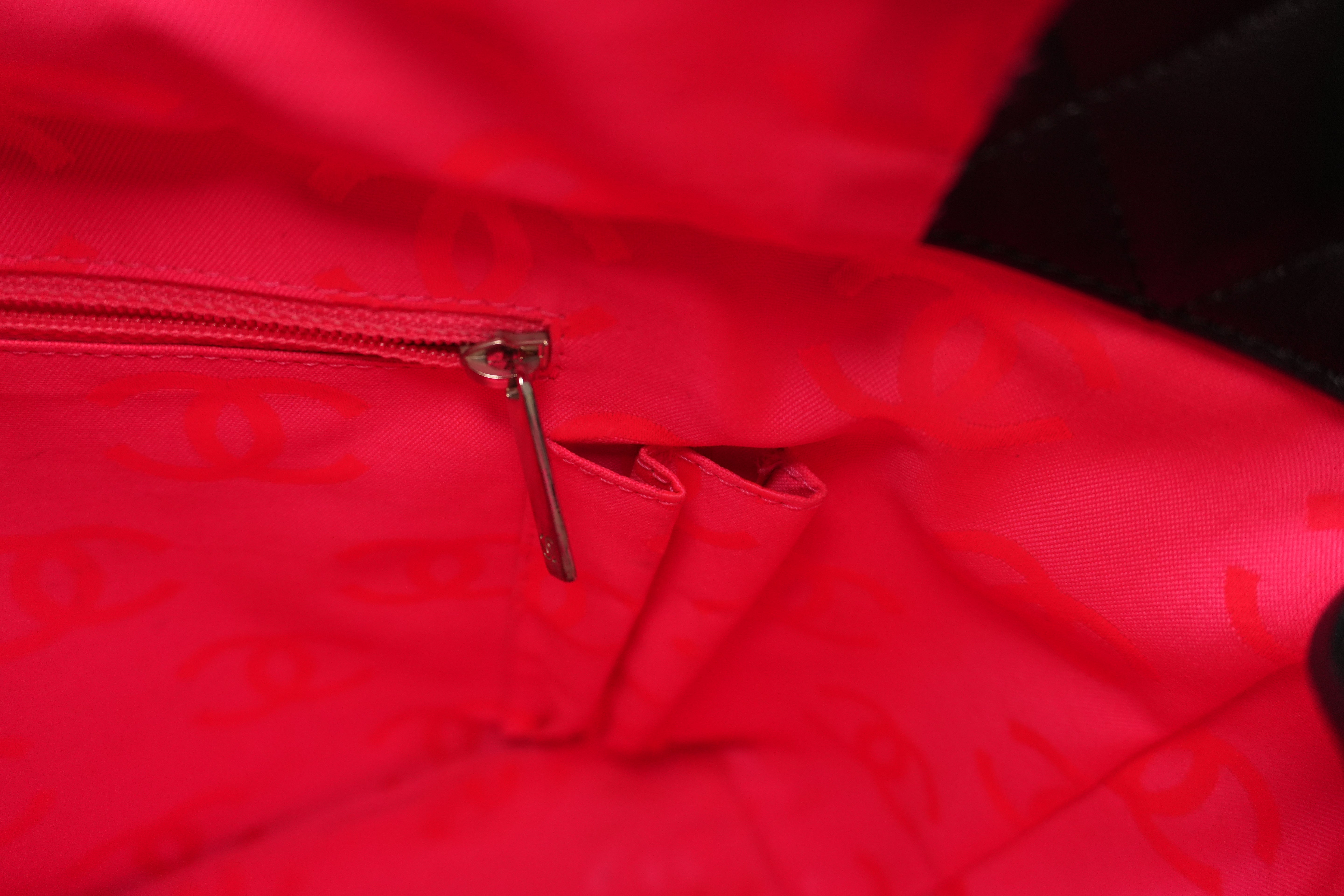 Chanel Cambon Tote Bag Black Used