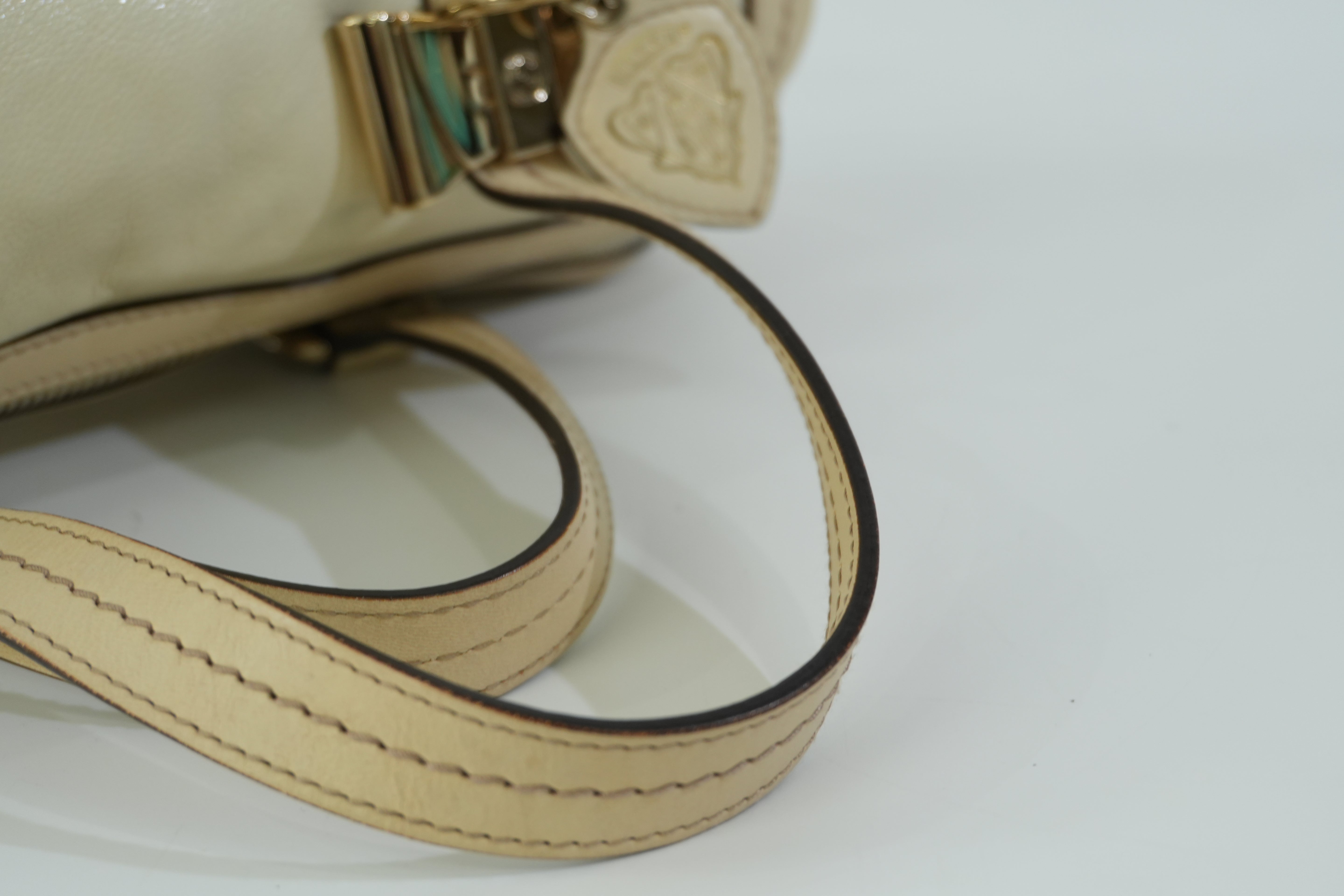 Pre-owned Gucci Leather Handbag Ivory
