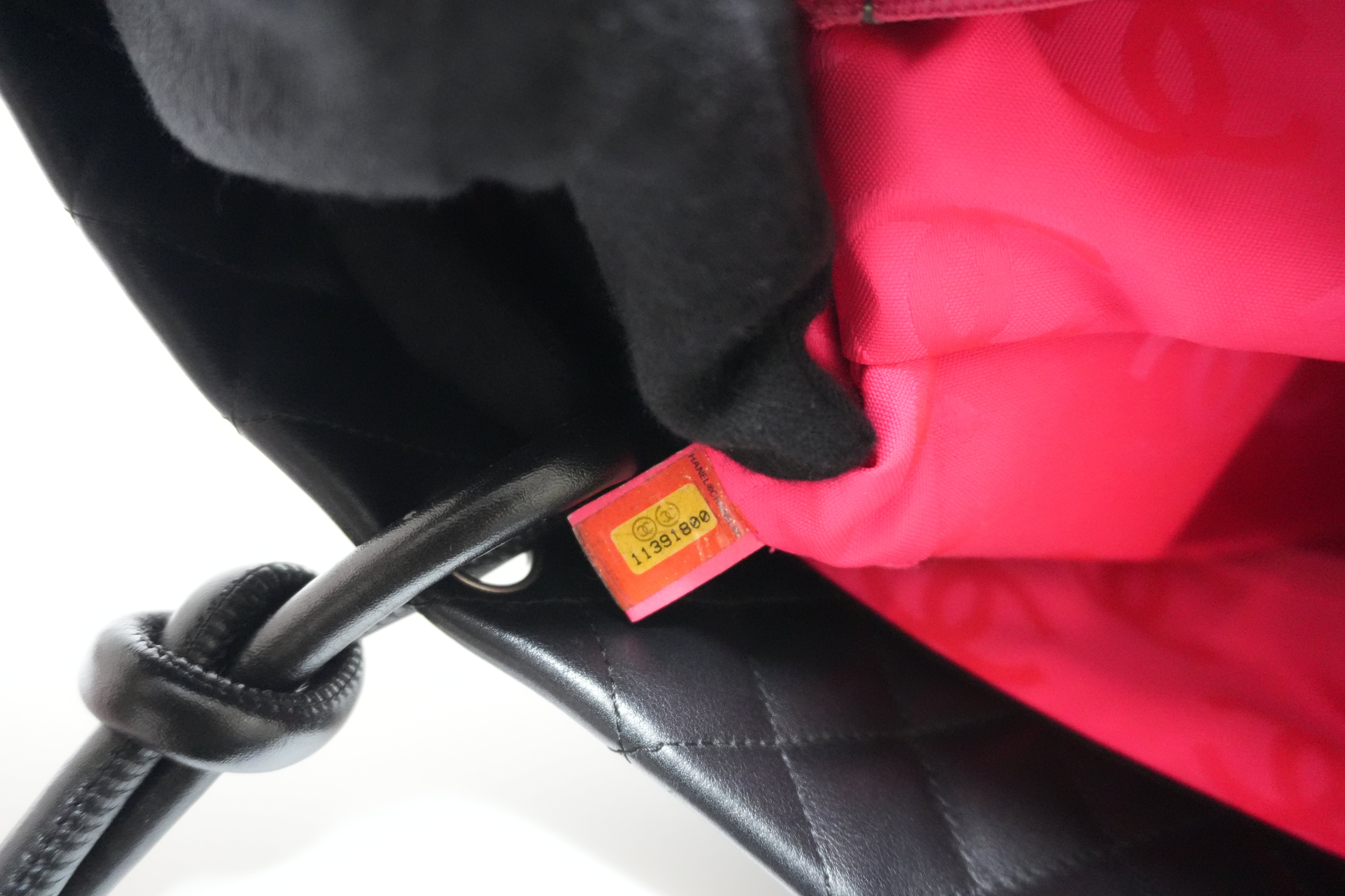 Chanel Cambon Tote Bag Black Used