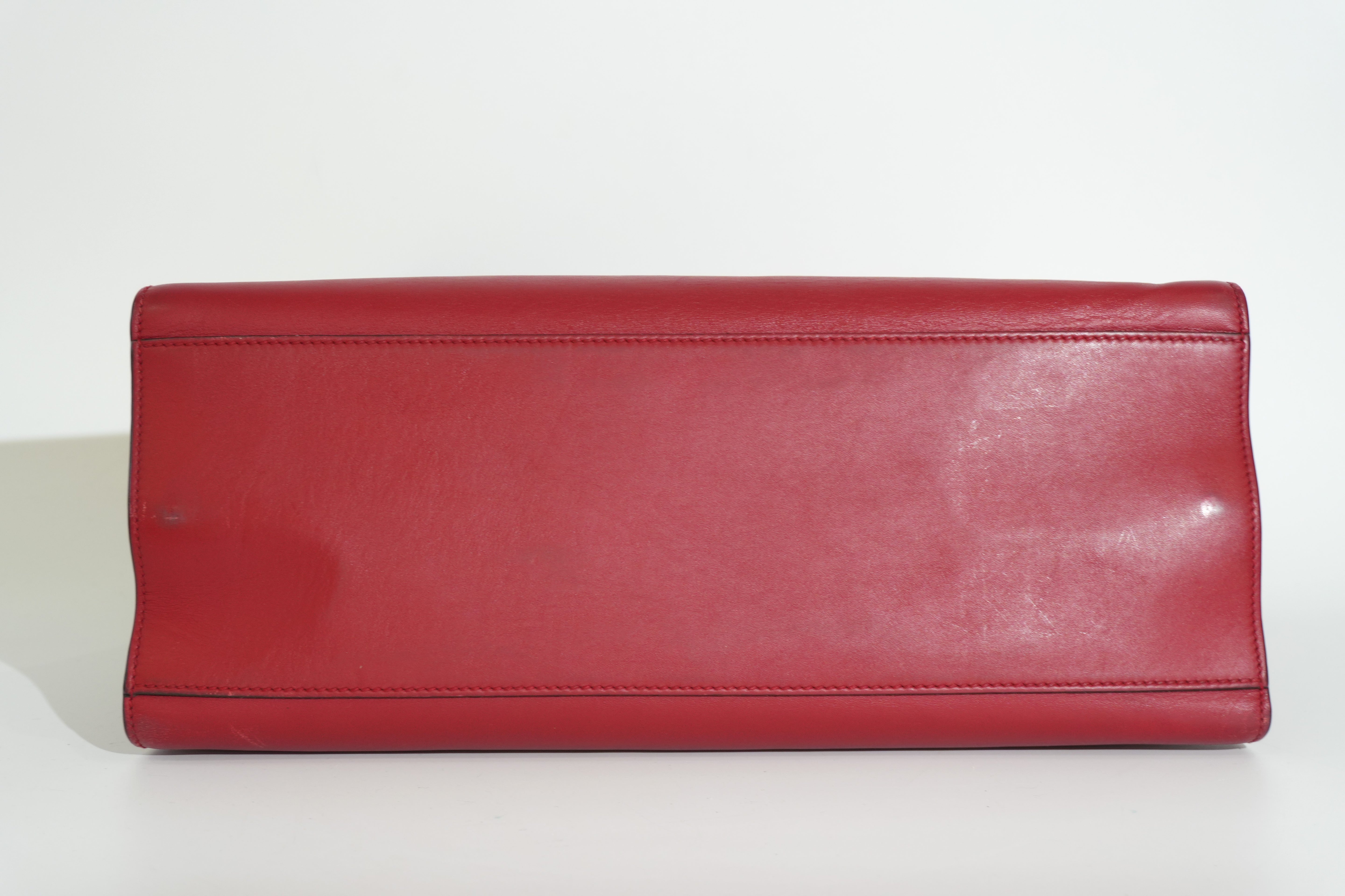 Pre-owned Gucci Two Way Nymphaea Shoulder Bag Red