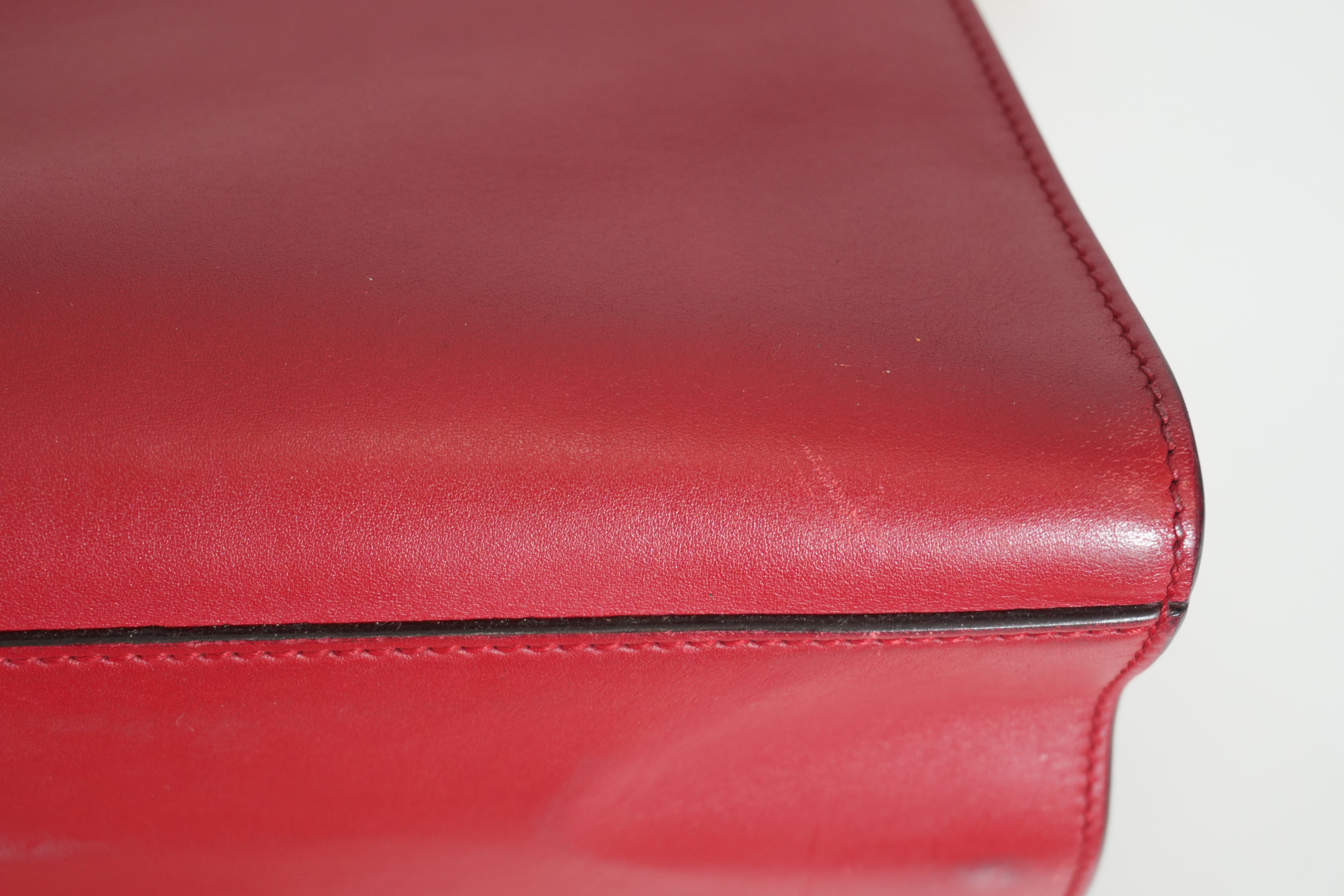 Pre-owned Gucci Two Way Nymphaea Shoulder Bag Red