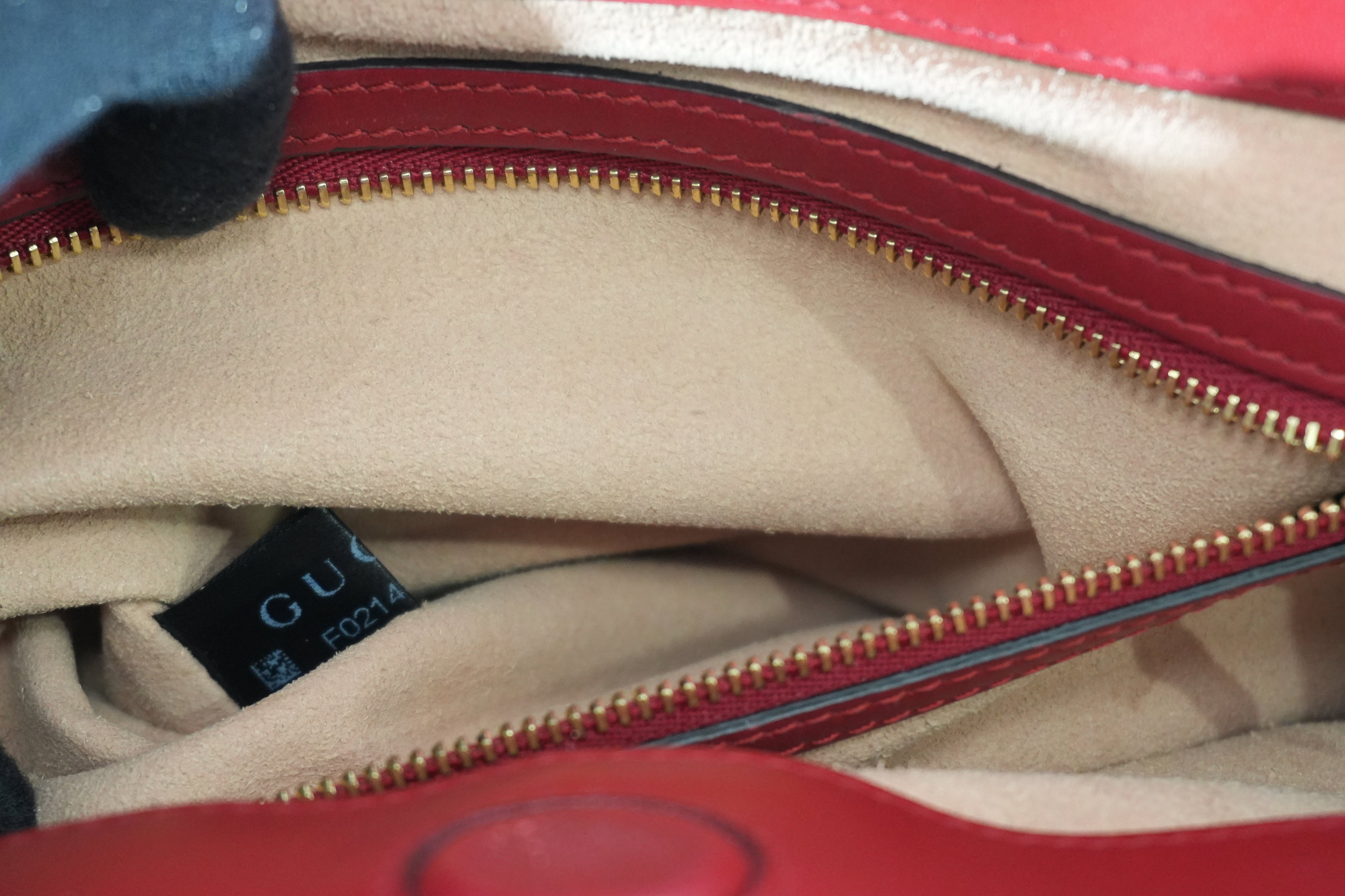 Pre-owned Gucci Two Way Nymphaea Shoulder Bag Red