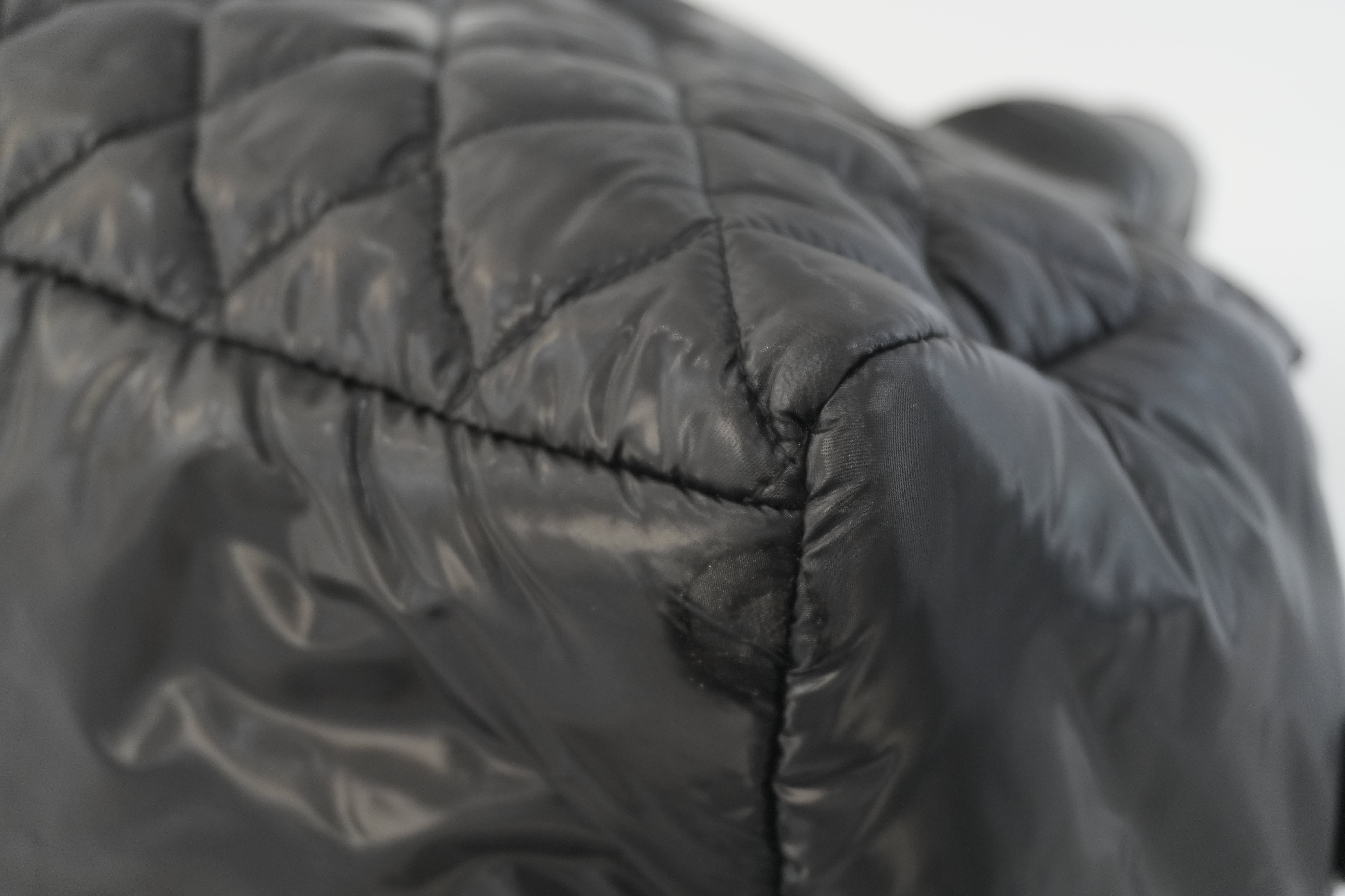 Chanel Coco Cocoon Handbag Black Nylon Used