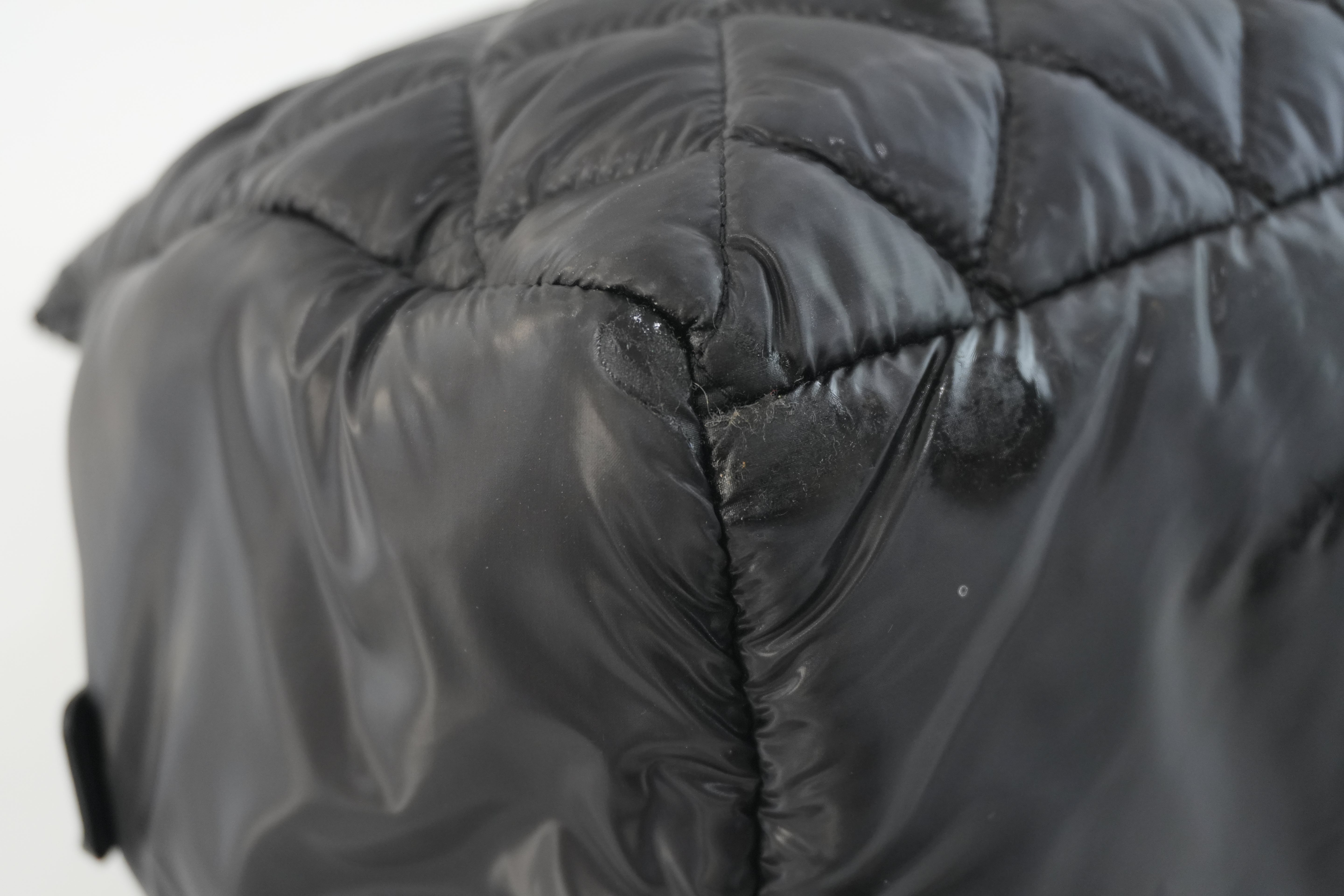 Chanel Coco Cocoon Handbag Black Nylon Used