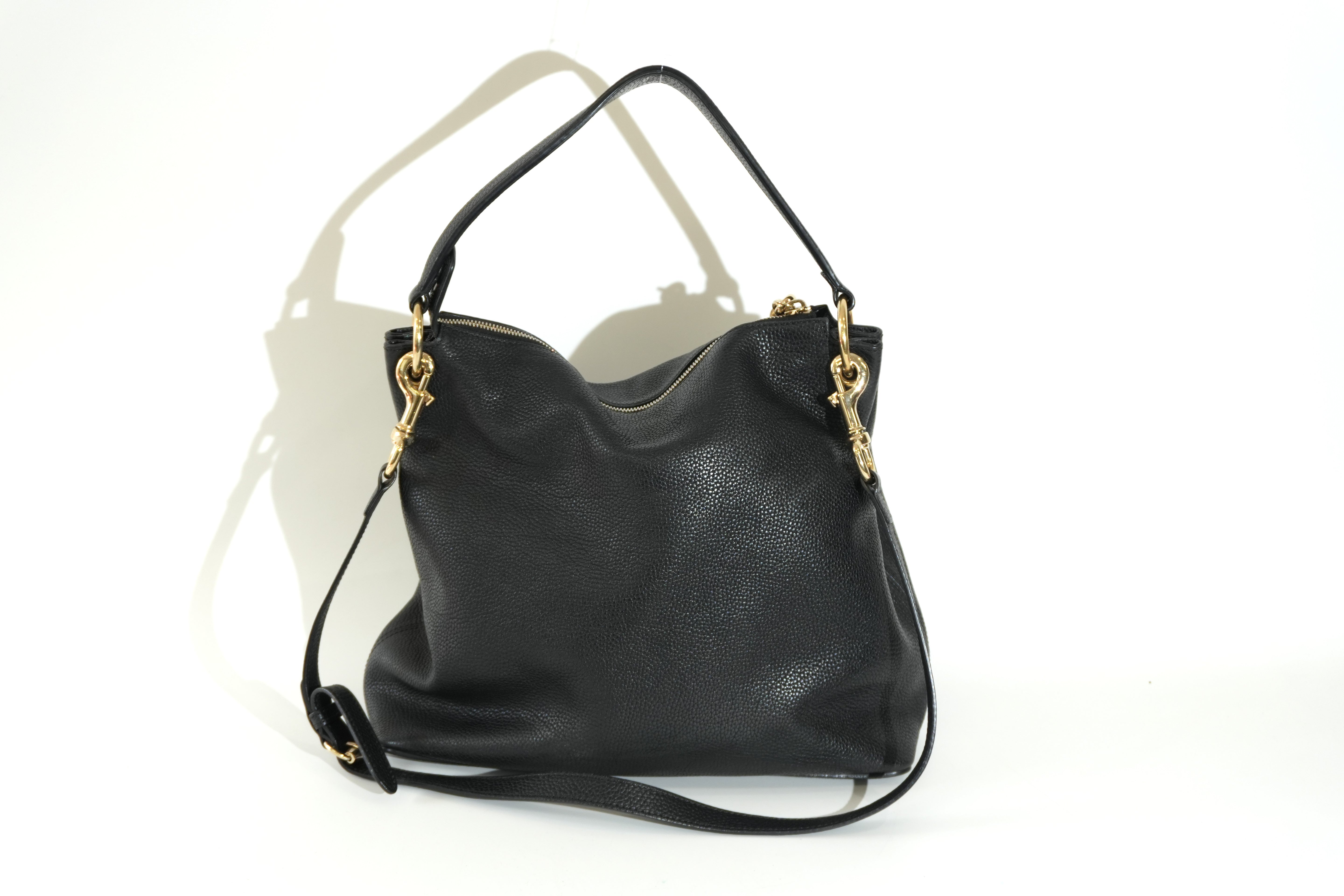 Pre-owned Gucci Two Way Soho Shoulder Bag Black