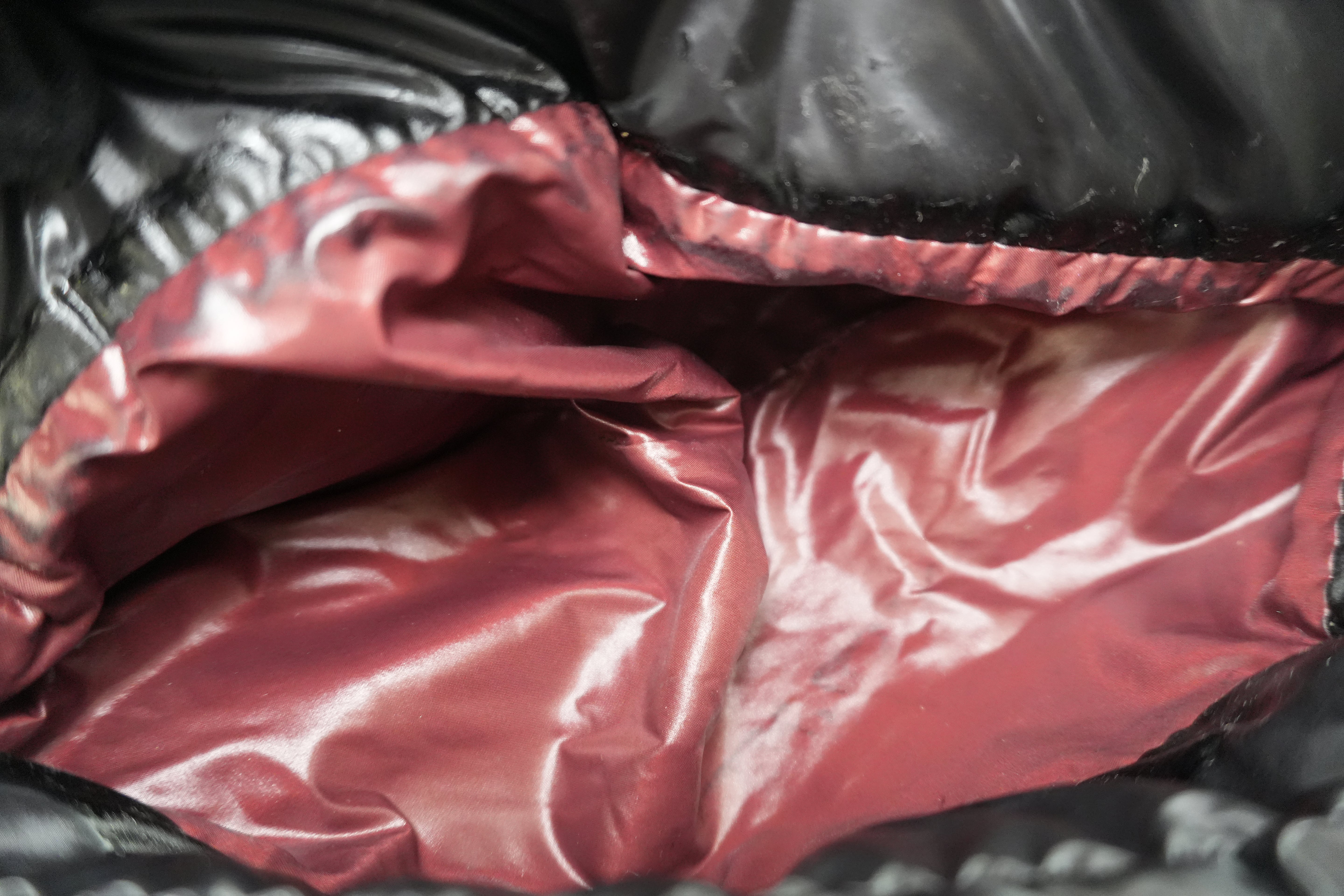 Chanel Coco Cocoon Handbag Black Nylon Used