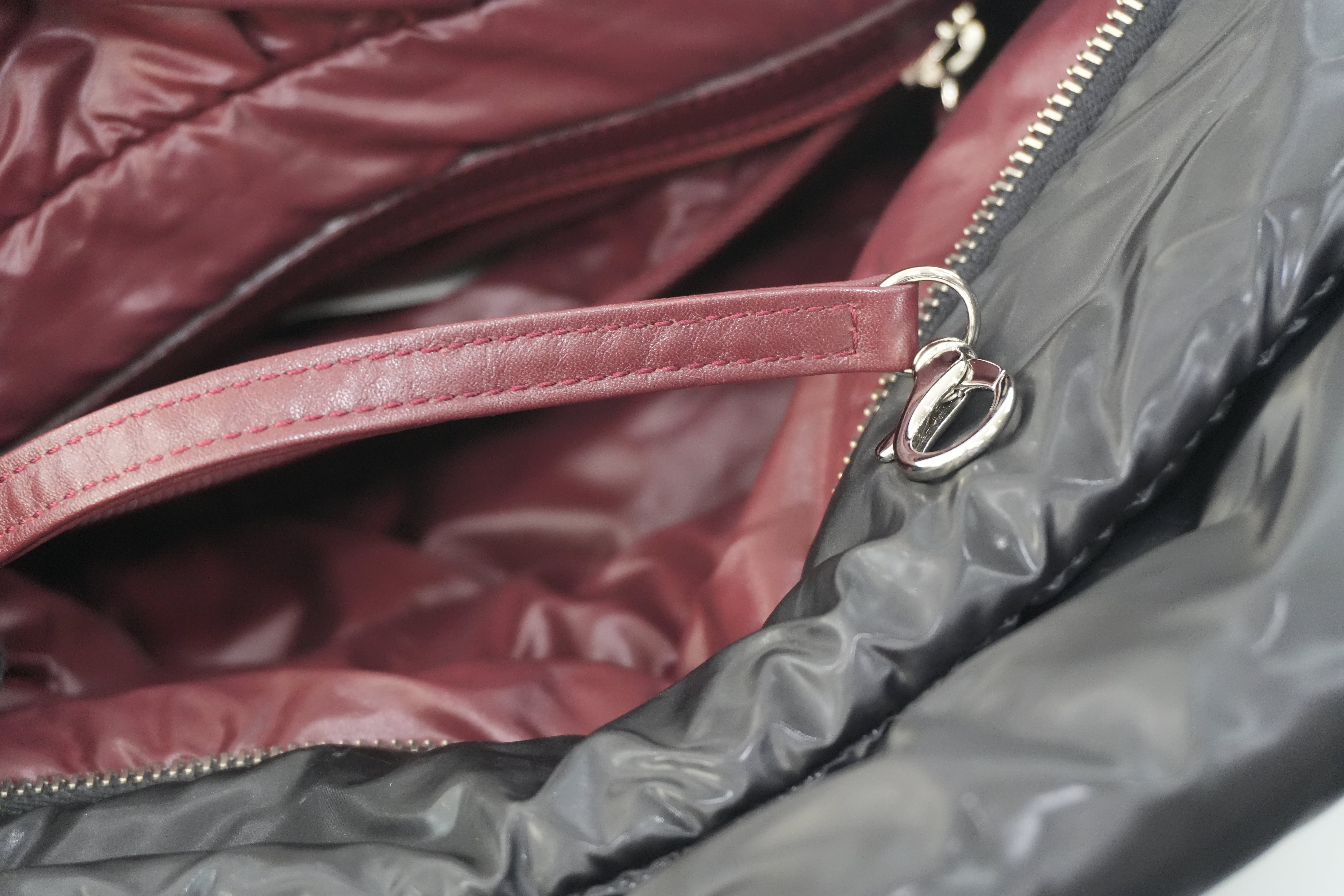 Chanel Coco Cocoon Handbag Black Nylon Used