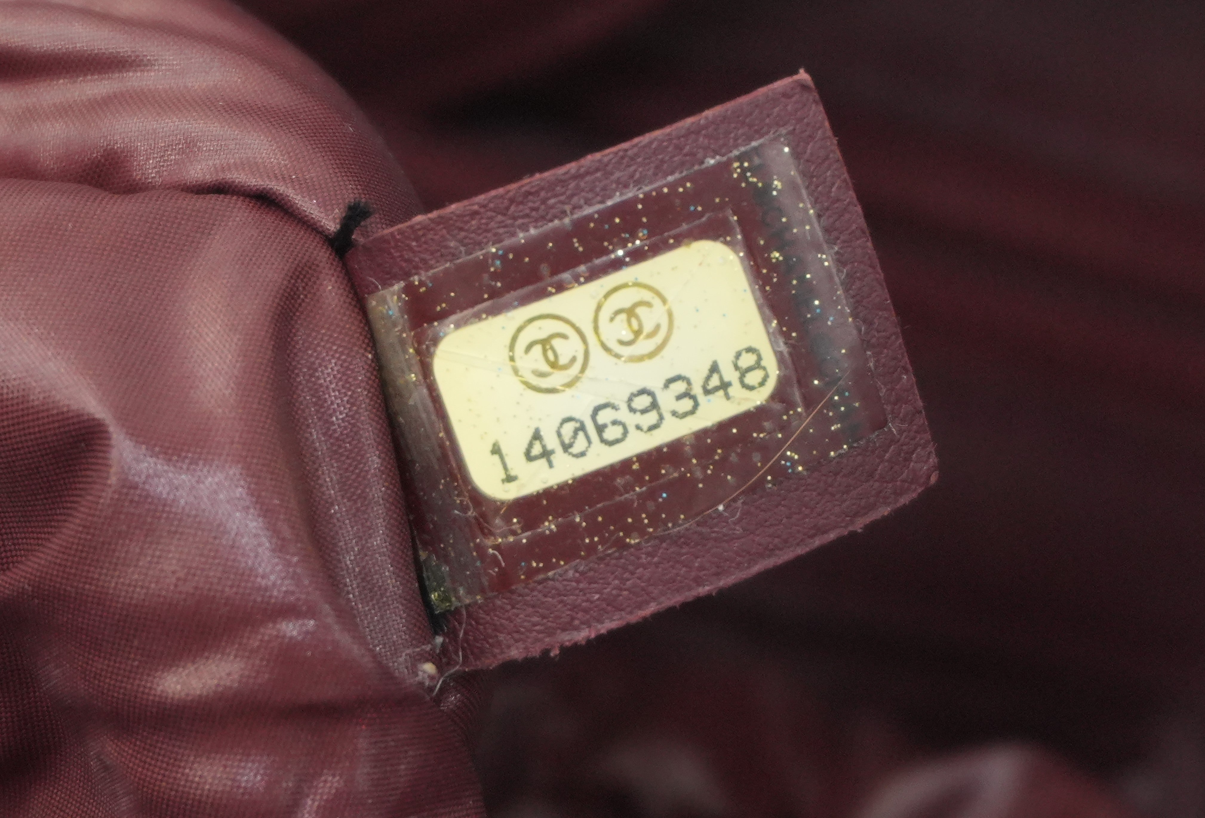 Chanel Coco Cocoon Handbag Black Nylon Used