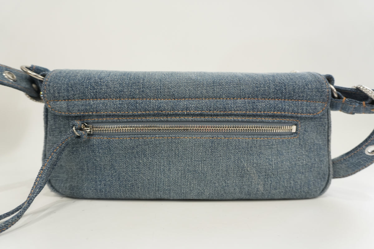 Pre-Owned Balenciaga Le Cagole Shoulder Bag Denim Blue