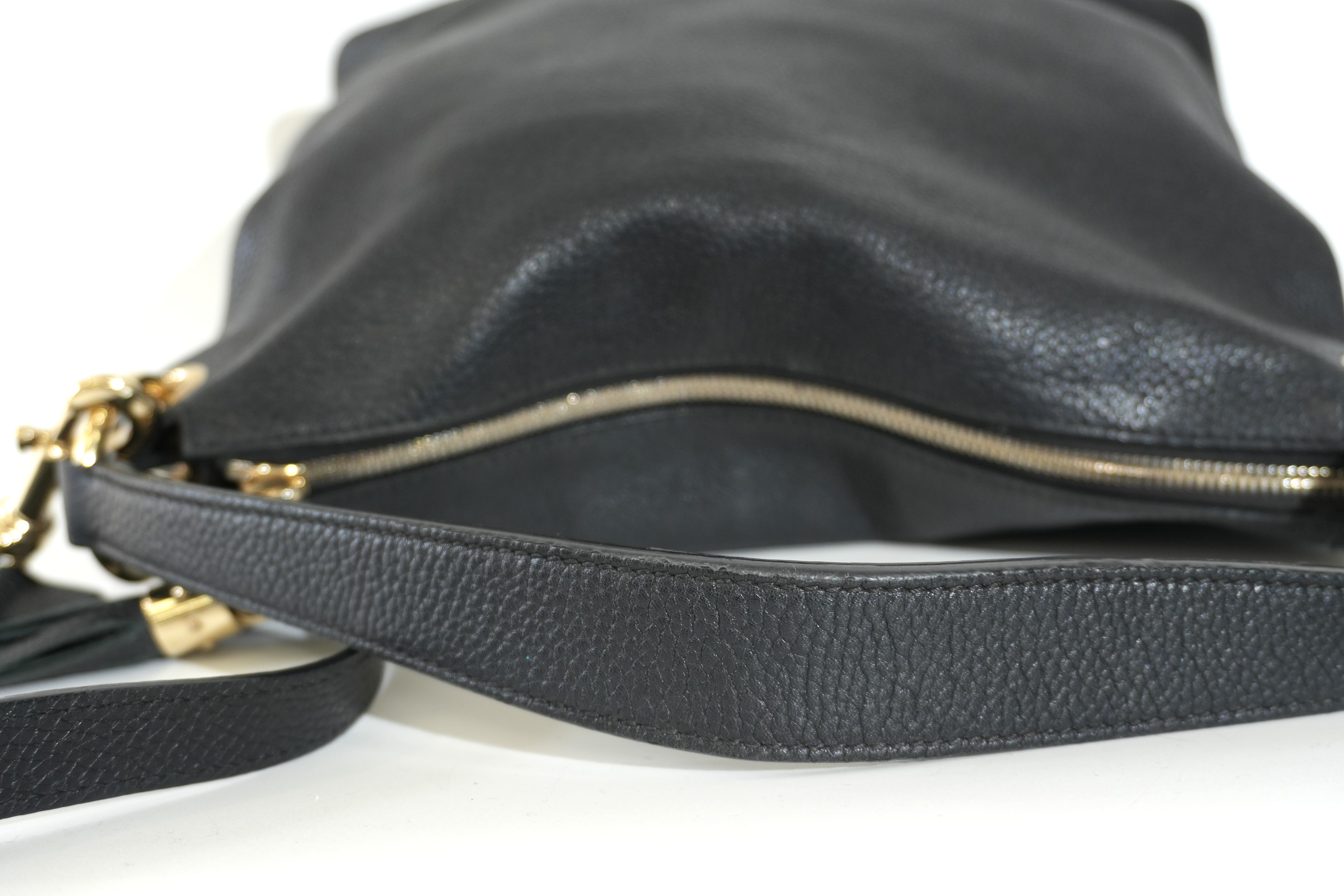 Pre-owned Gucci Two Way Soho Shoulder Bag Black