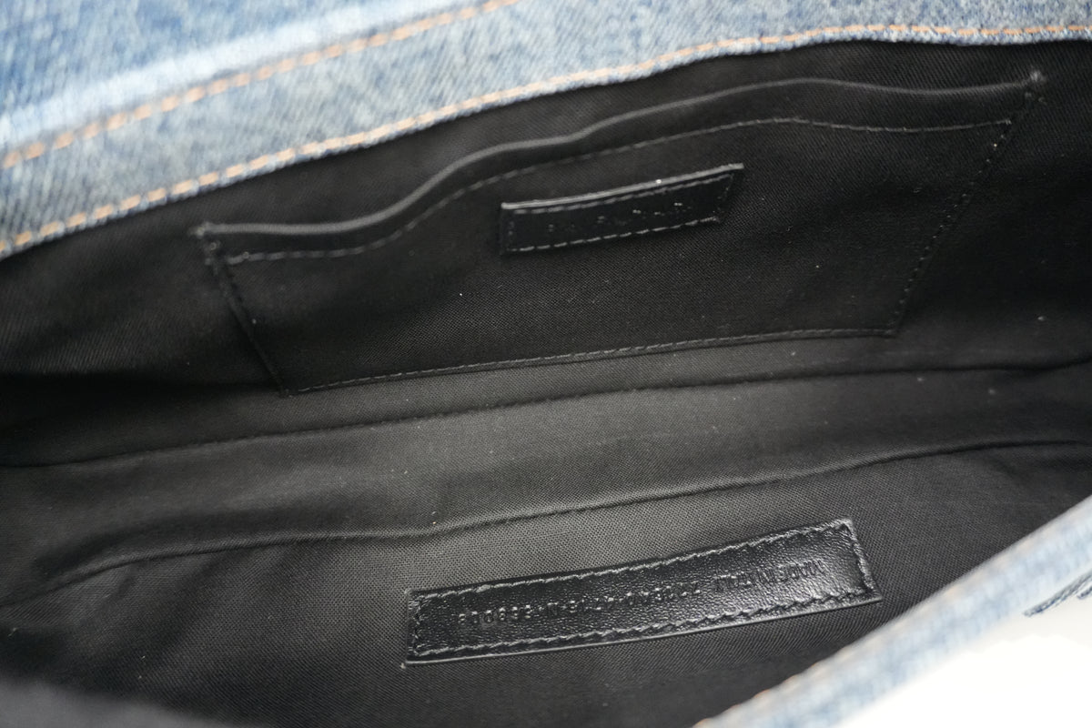 Pre-Owned Balenciaga Le Cagole Shoulder Bag Denim Blue