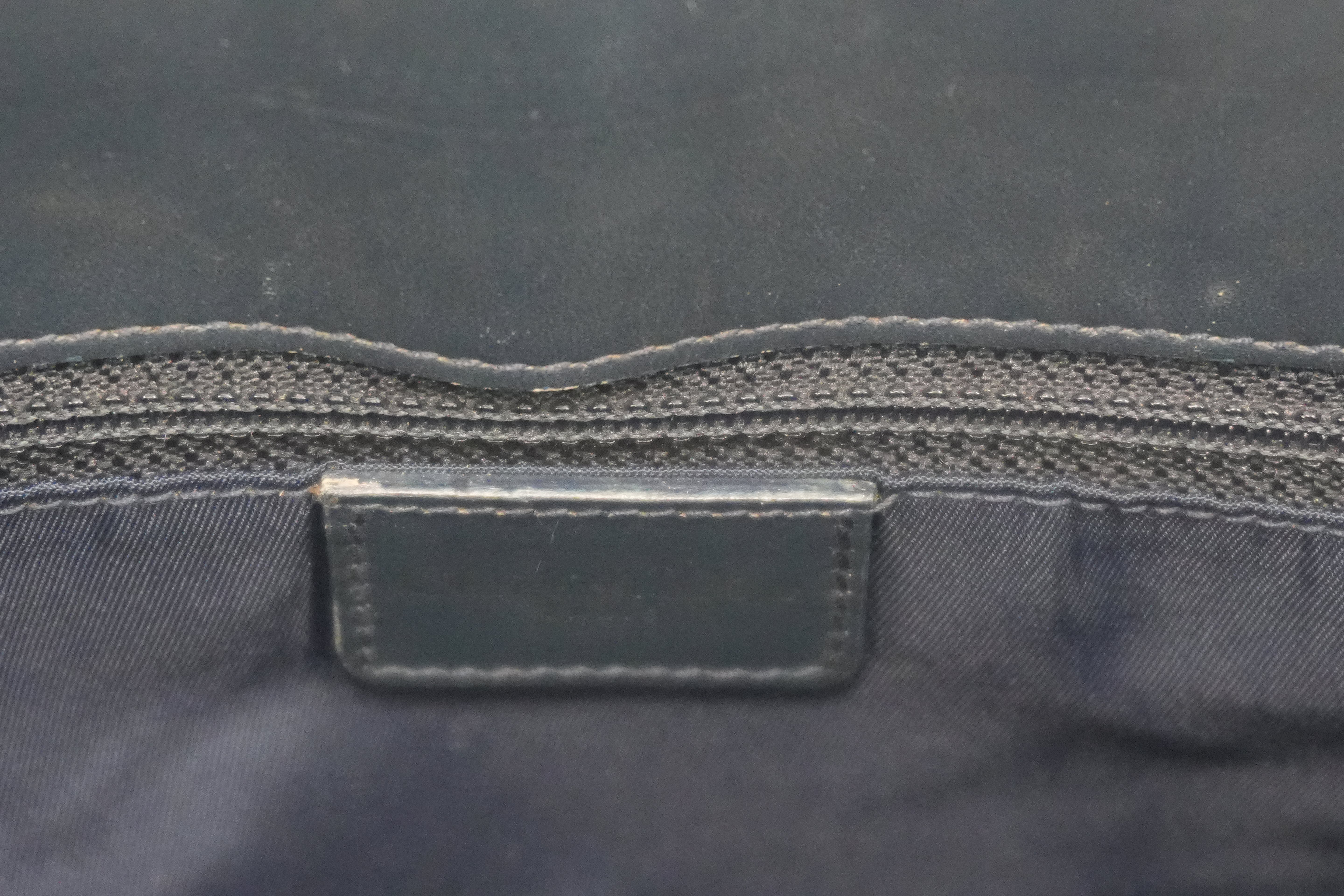 Pre-owned Dior Trotter Handbag Navy Blue
