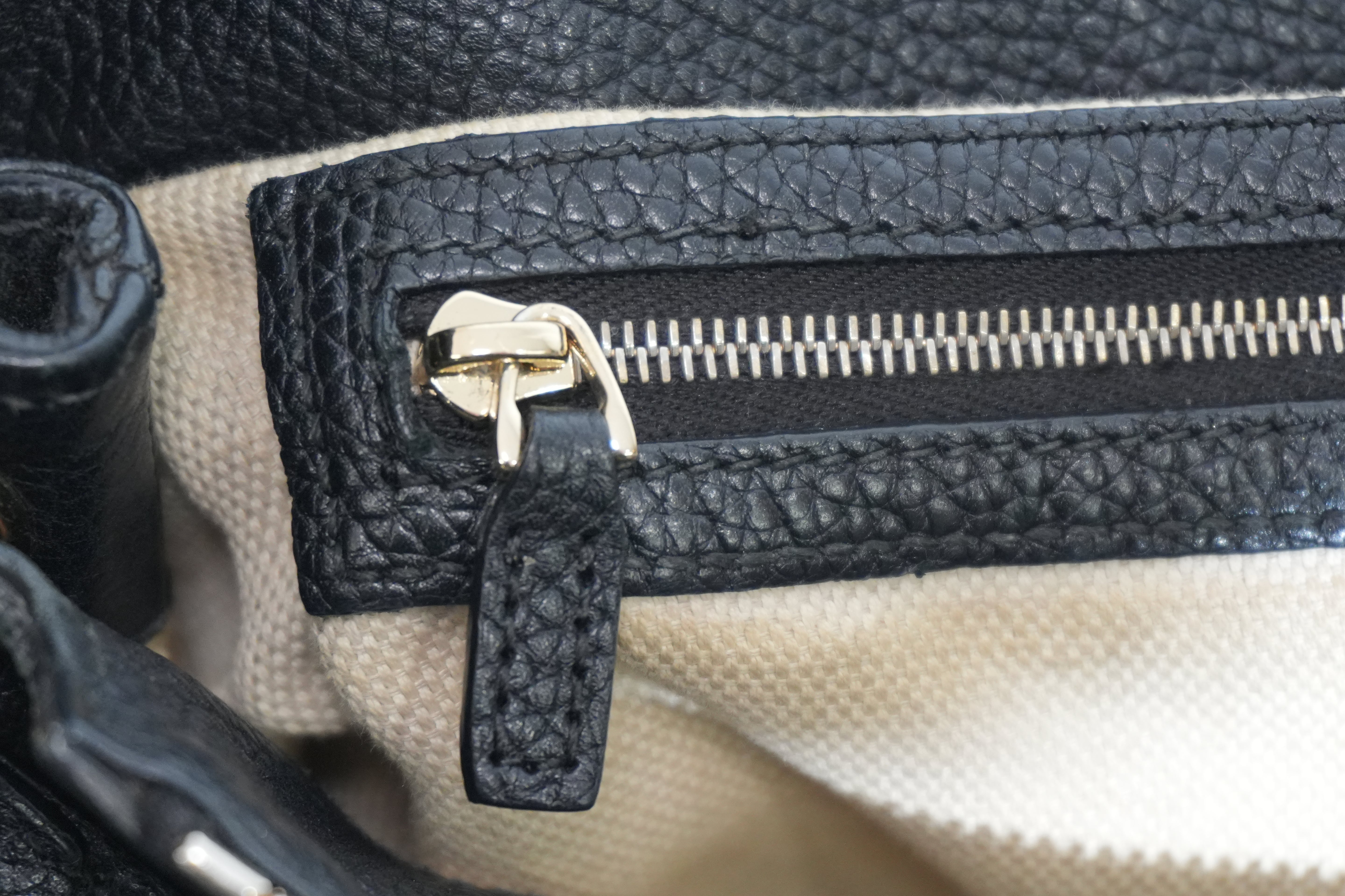 Pre-owned Gucci Two Way Soho Shoulder Bag Black