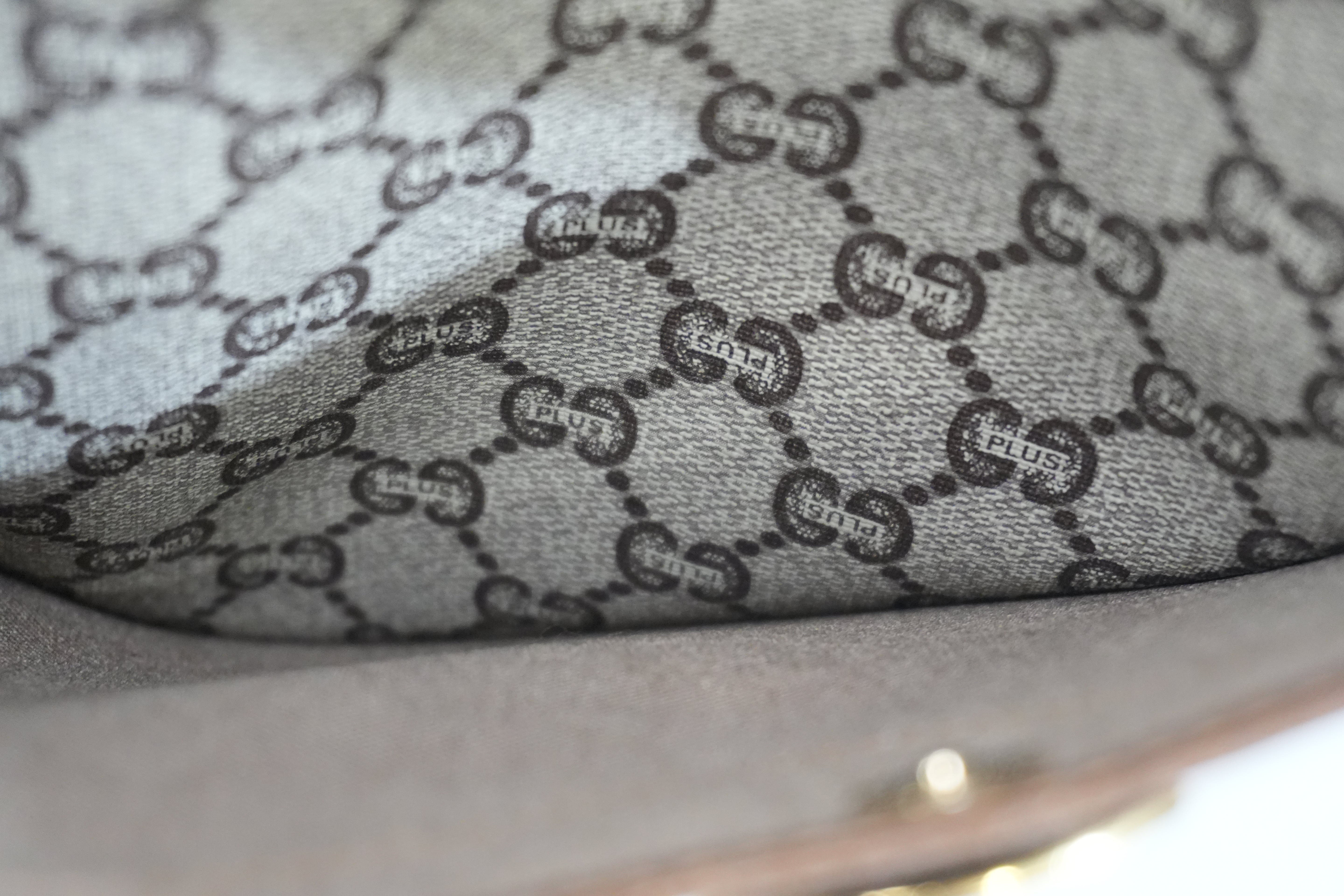 Pre-owned Gucci Plus Ophidia Tote Bag Brown