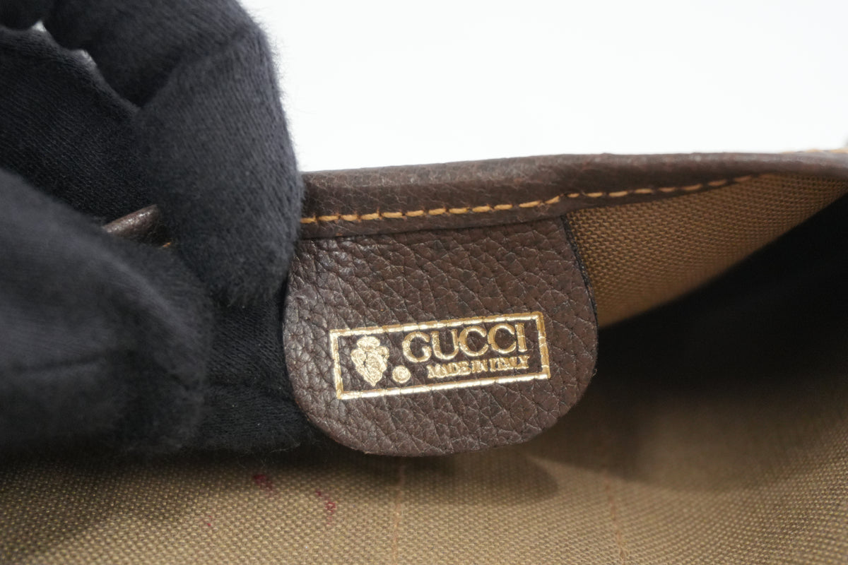 Pre-Owned Gucci Vintage Pouch Brown