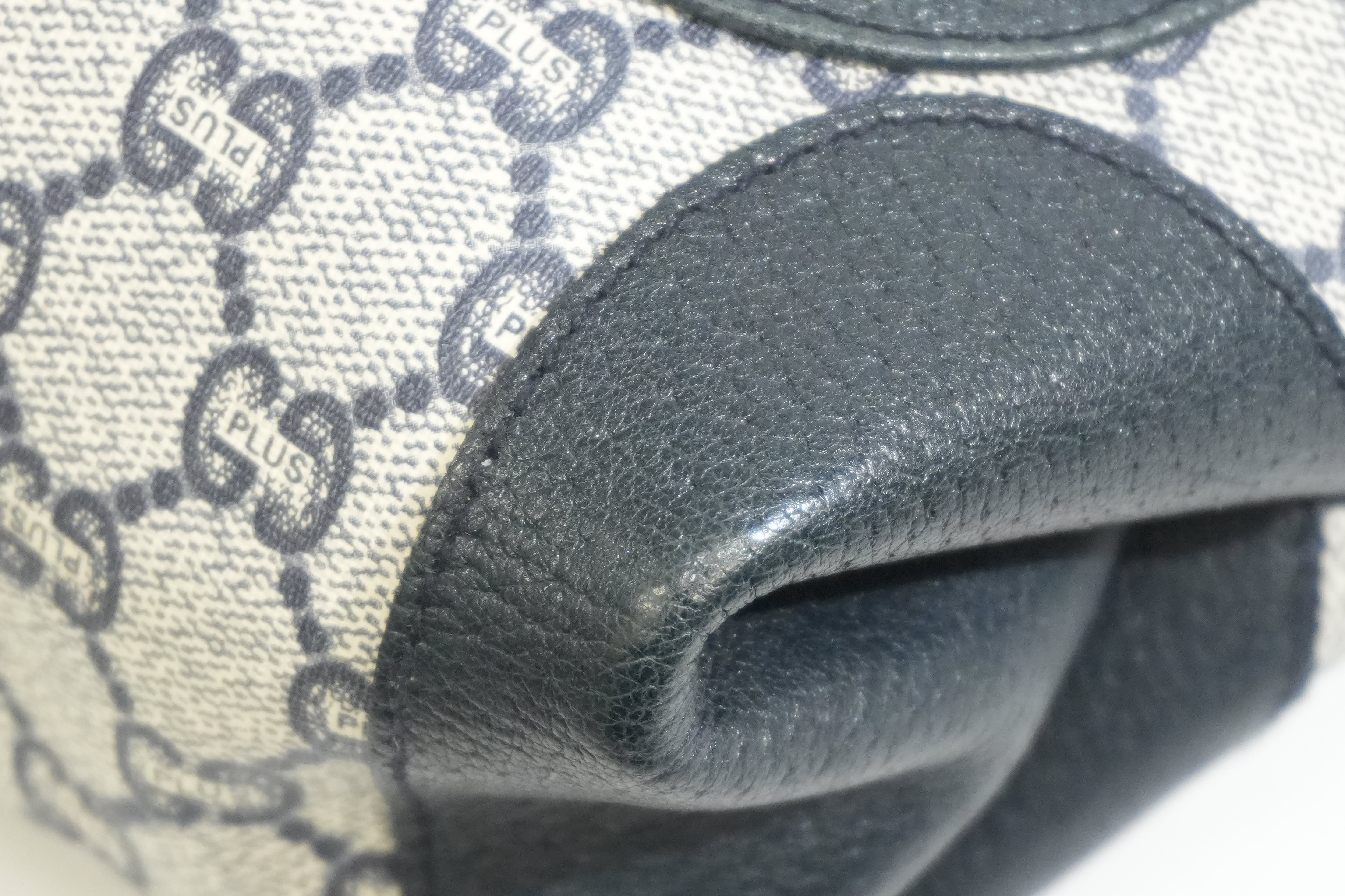 Pre-owned Gucci Plus Tote Bag Navy Blue