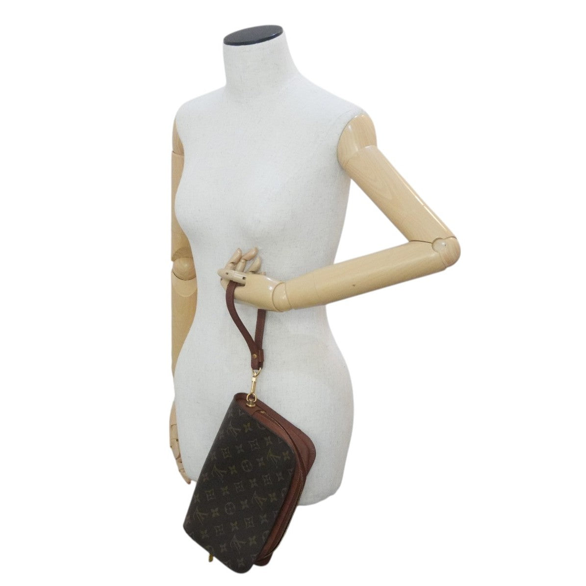 Pre-owned Louis Vuitton Monogram Orsay Wrist Clutch Bag