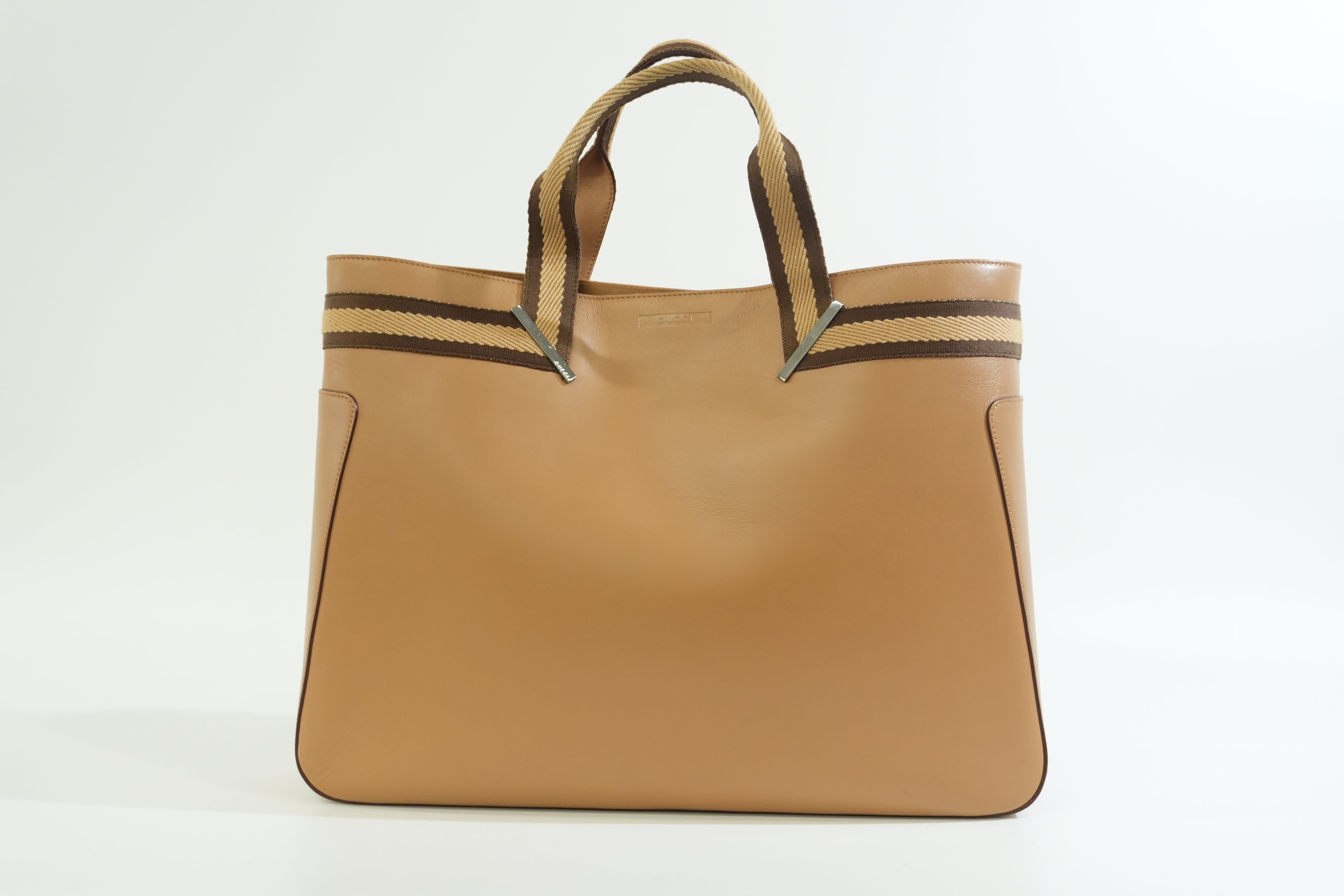 Pre-owned Gucci Tote Bag Brown