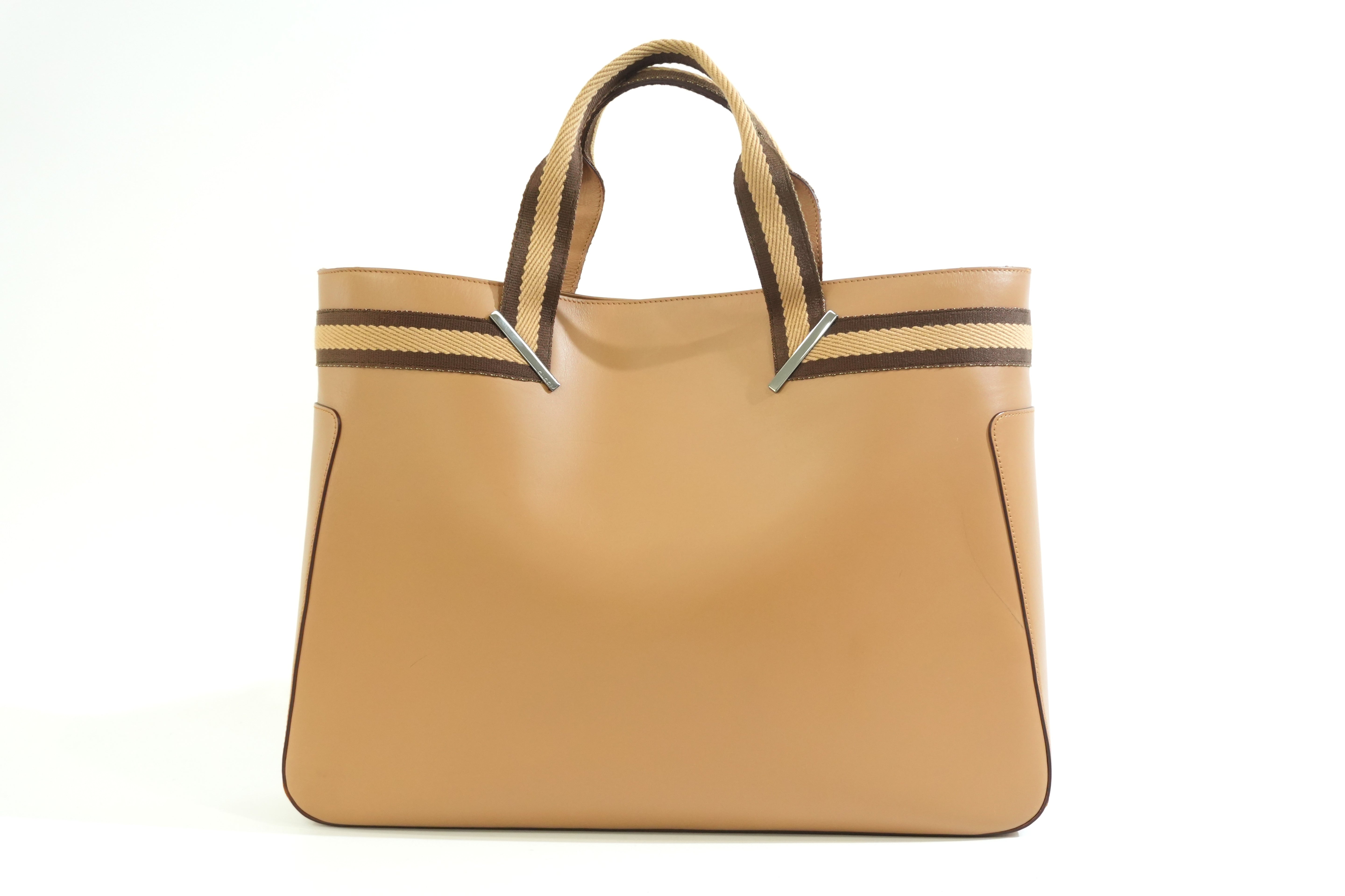 Pre-owned Gucci Tote Bag Brown