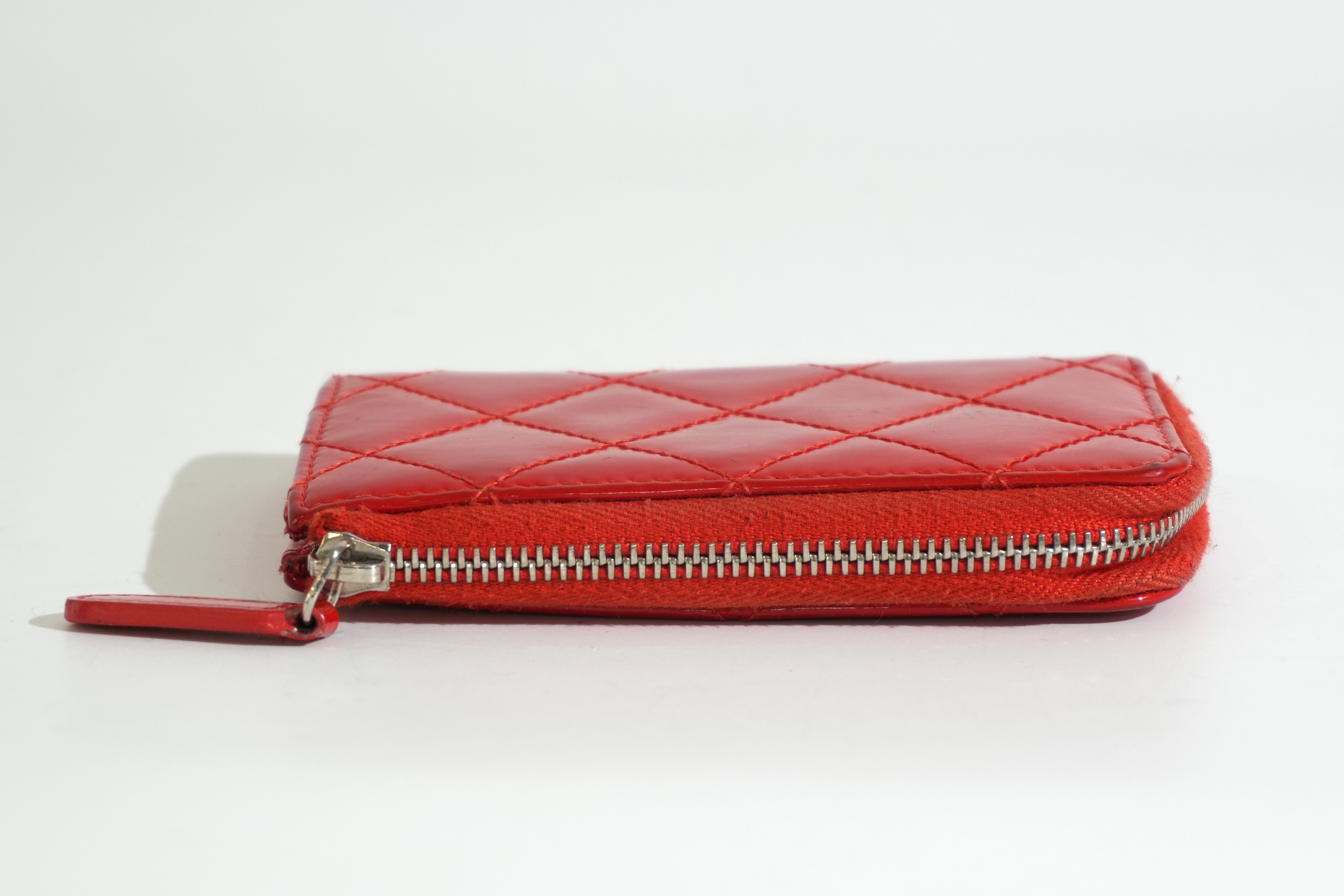 Pre-owned Chanel Key Case Red