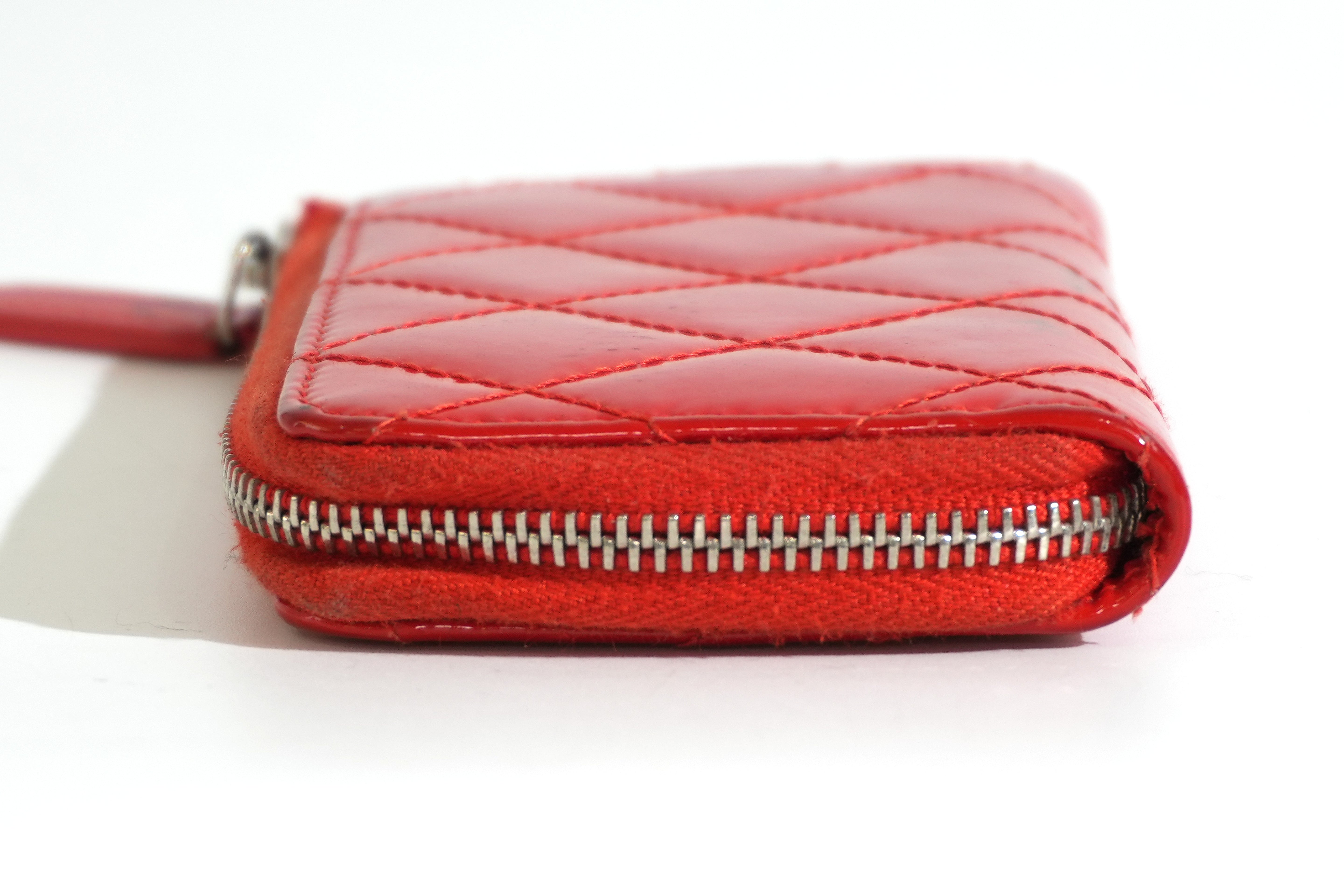 Pre-owned Chanel Key Case Red
