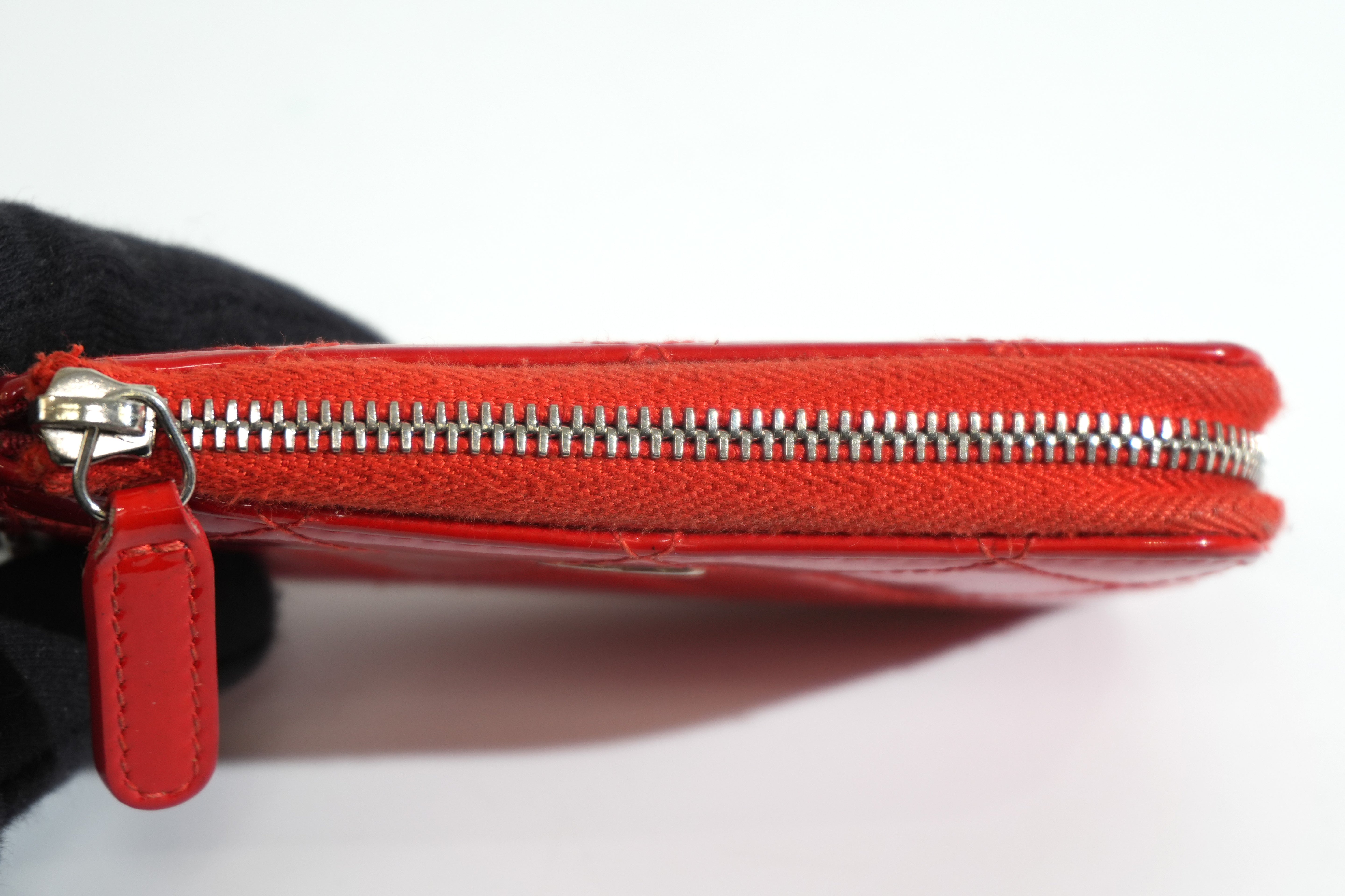 Pre-owned Chanel Key Case Red