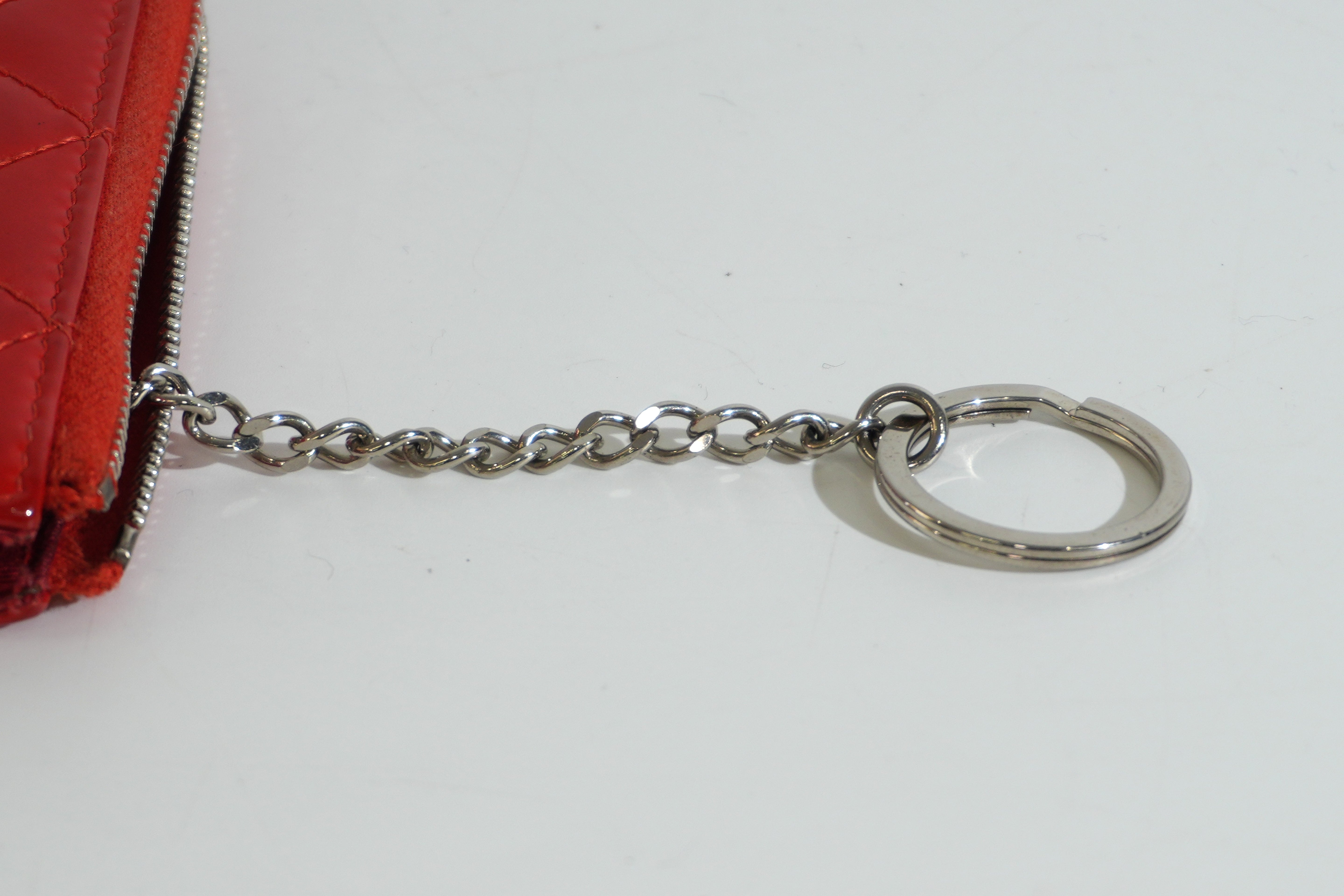 Pre-owned Chanel Key Case Red