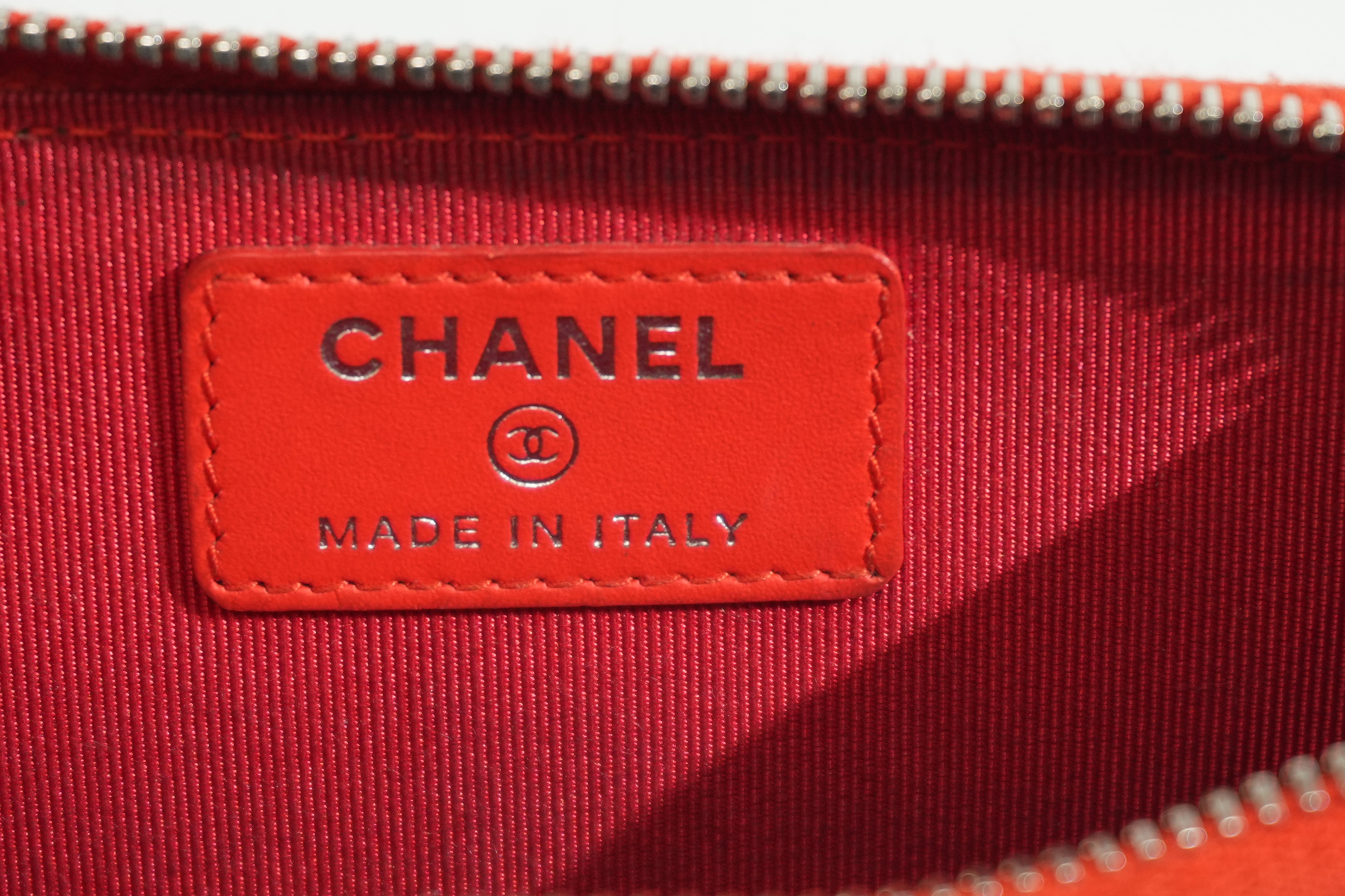 Pre-owned Chanel Key Case Red