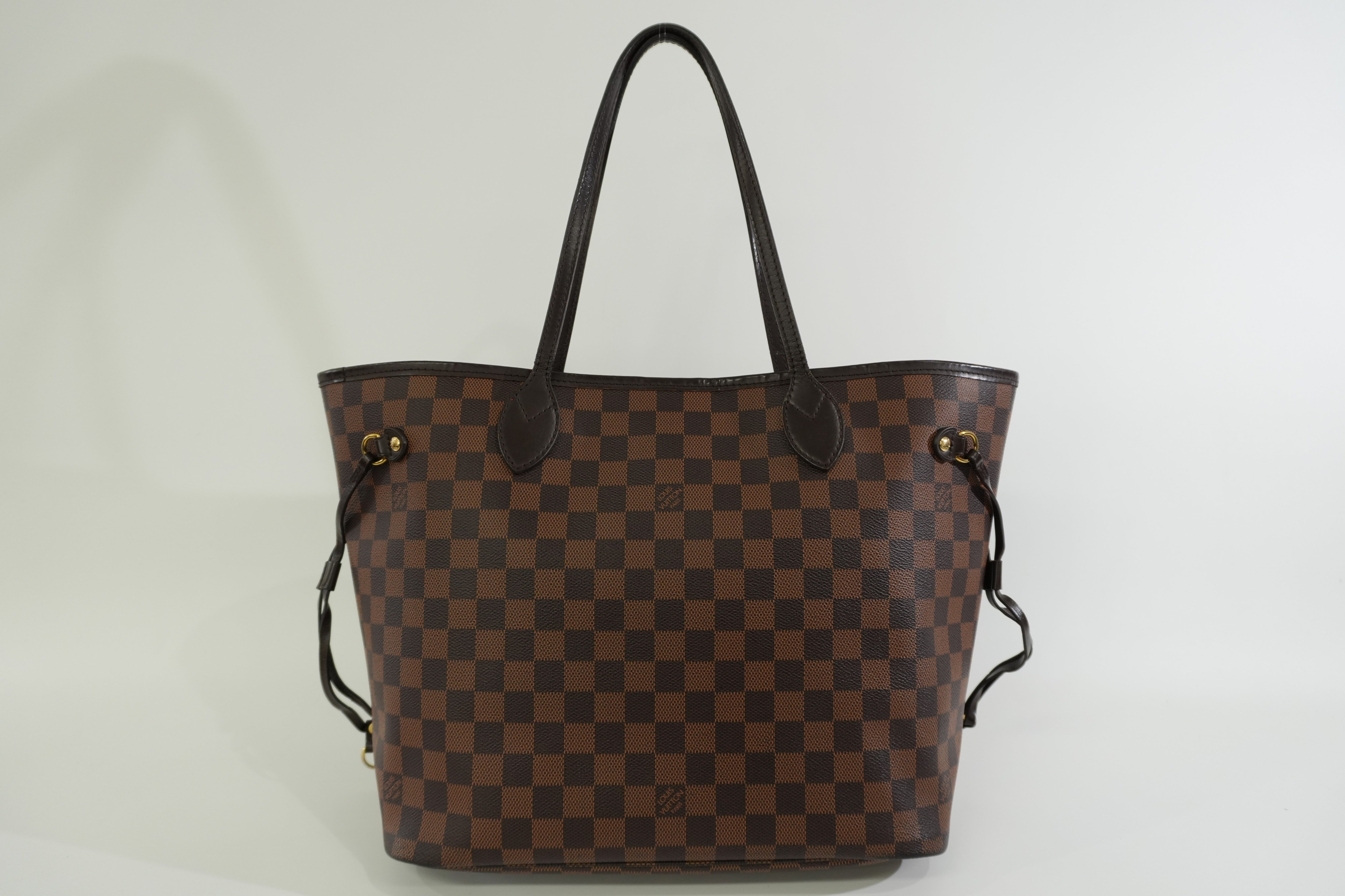 Pre-owned Louis Vuitton Damier Ebene Neverfull MM Tote Bag