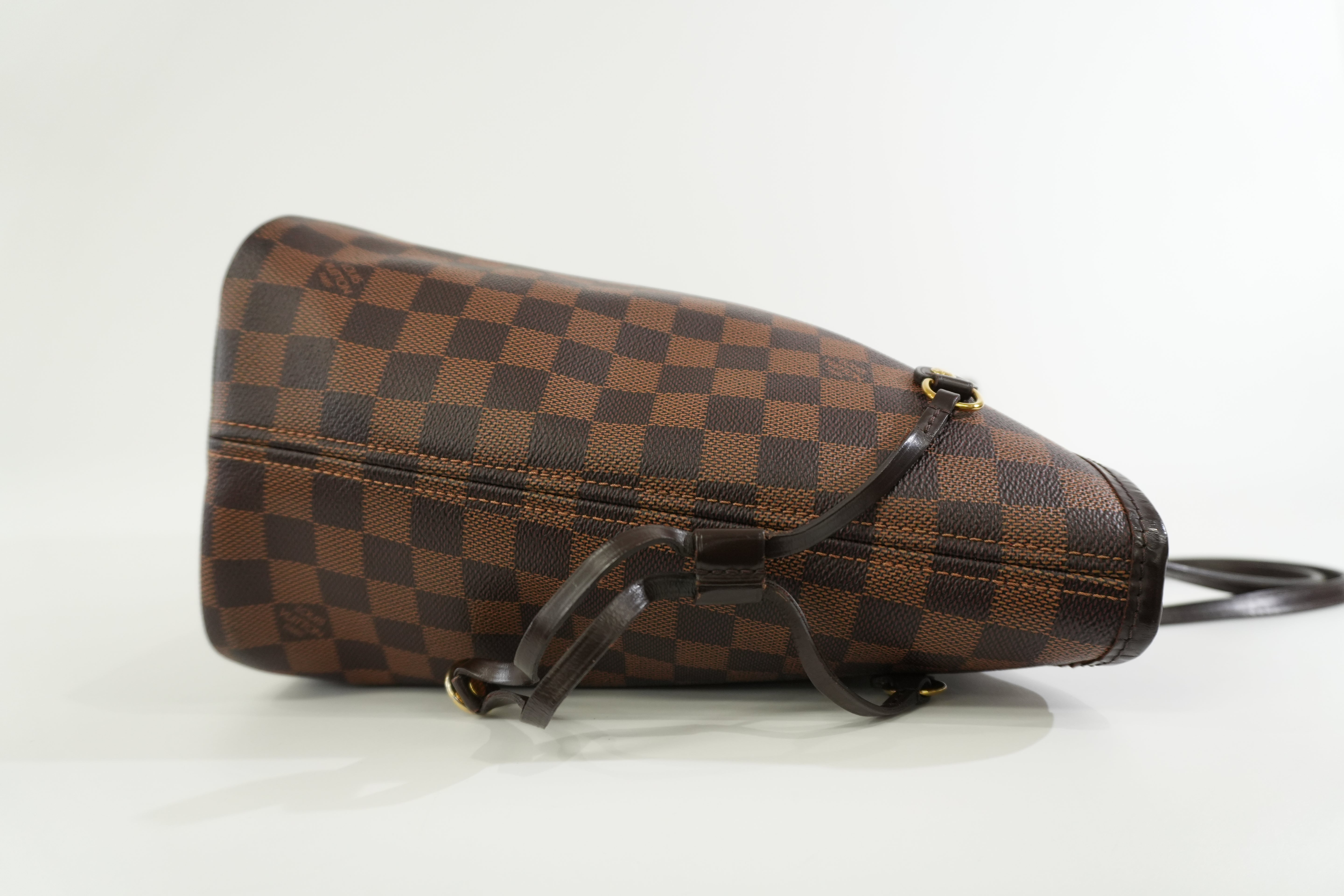Pre-owned Louis Vuitton Damier Ebene Neverfull MM Tote Bag