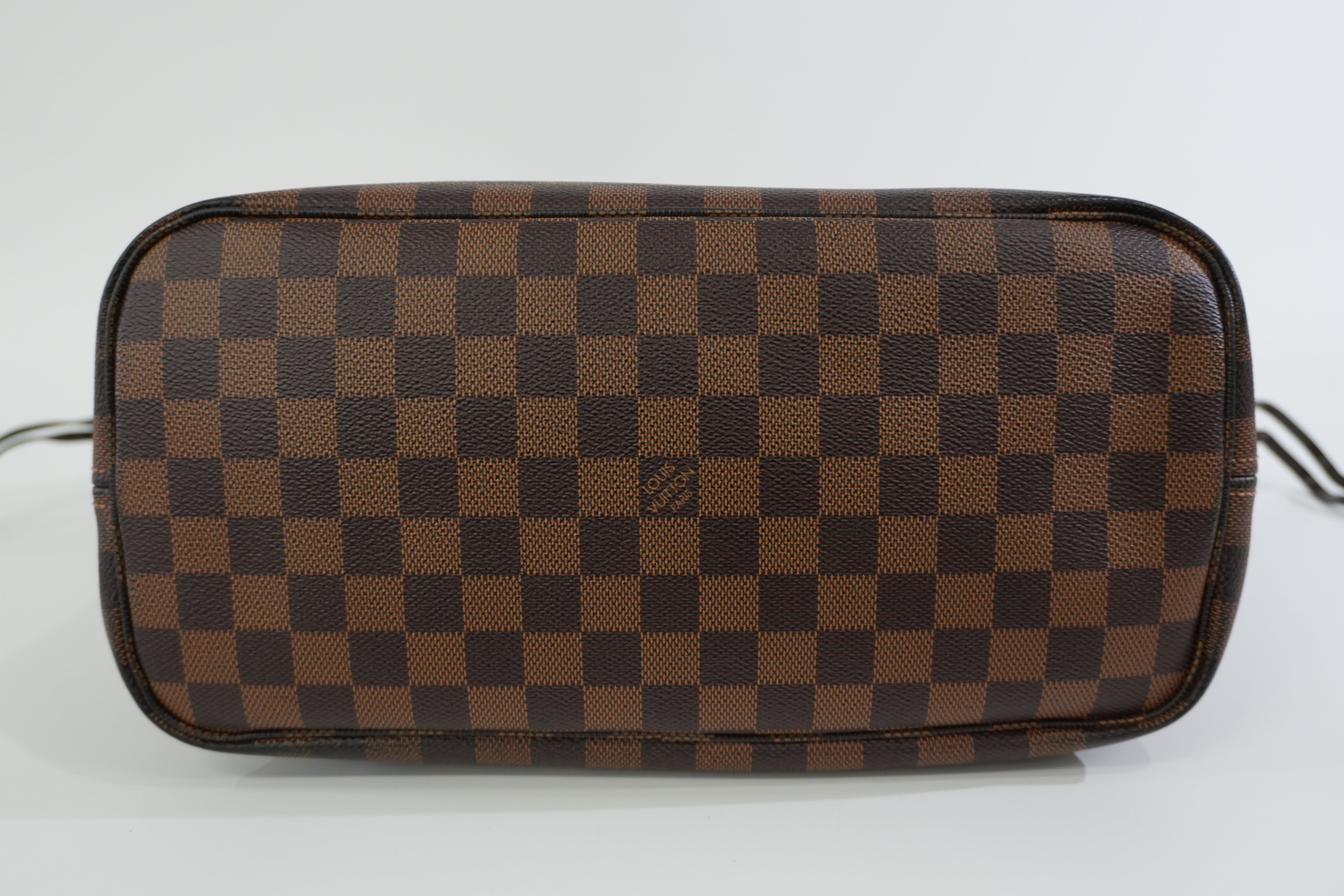 Pre-owned Louis Vuitton Damier Ebene Neverfull MM Tote Bag