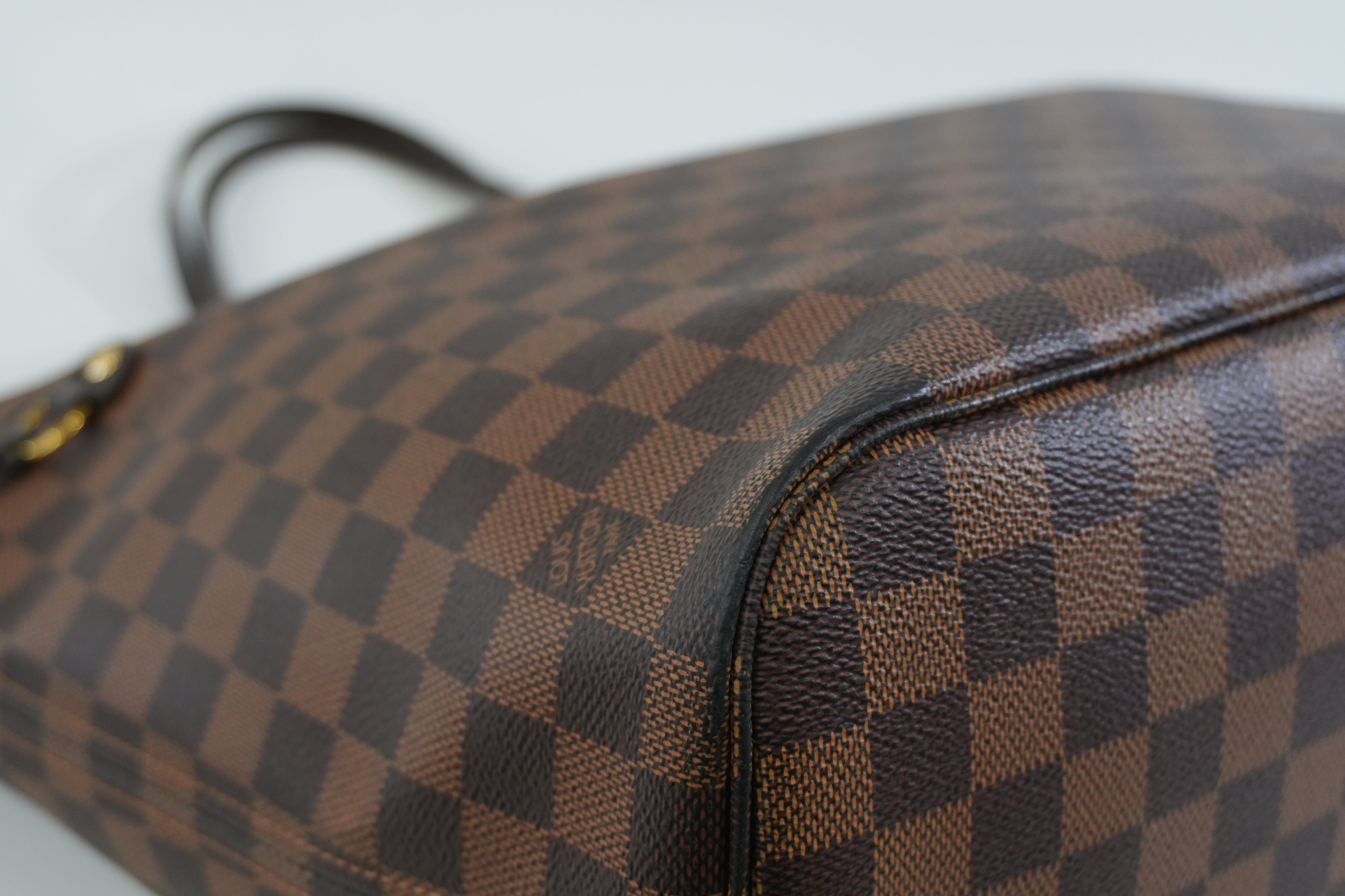 Pre-owned Louis Vuitton Damier Ebene Neverfull MM Tote Bag