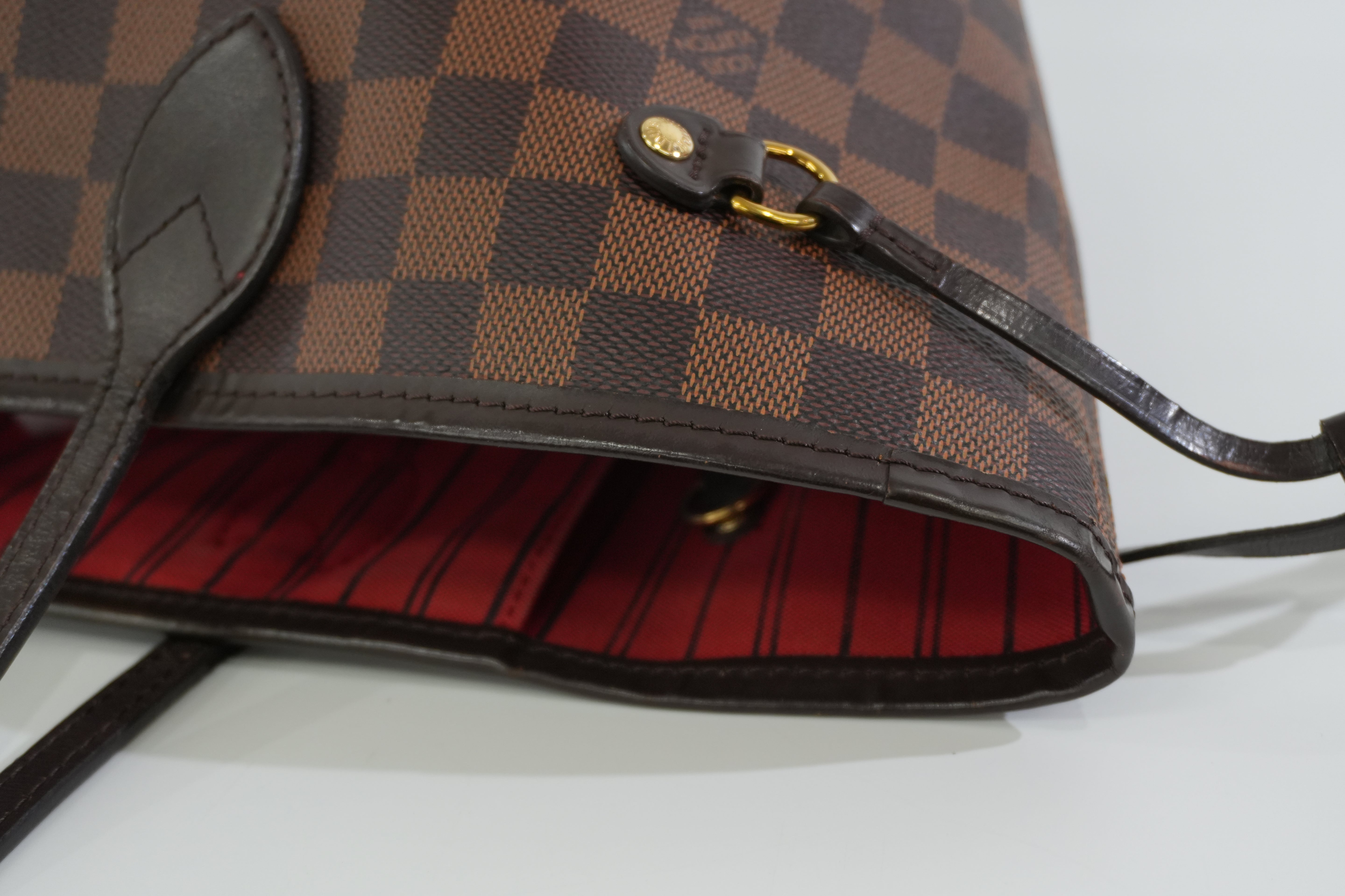 Pre-owned Louis Vuitton Damier Ebene Neverfull MM Tote Bag