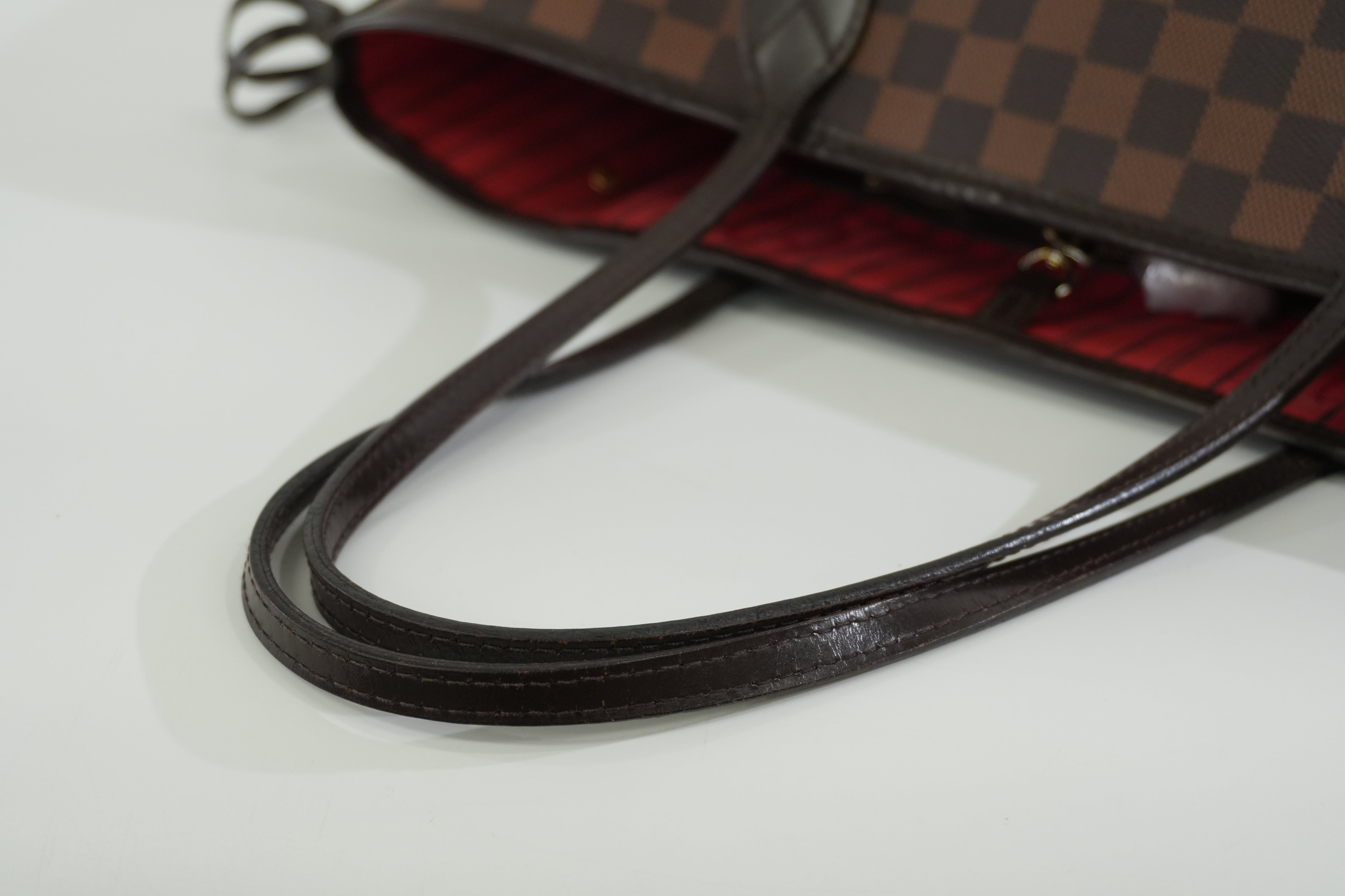 Pre-owned Louis Vuitton Damier Ebene Neverfull MM Tote Bag