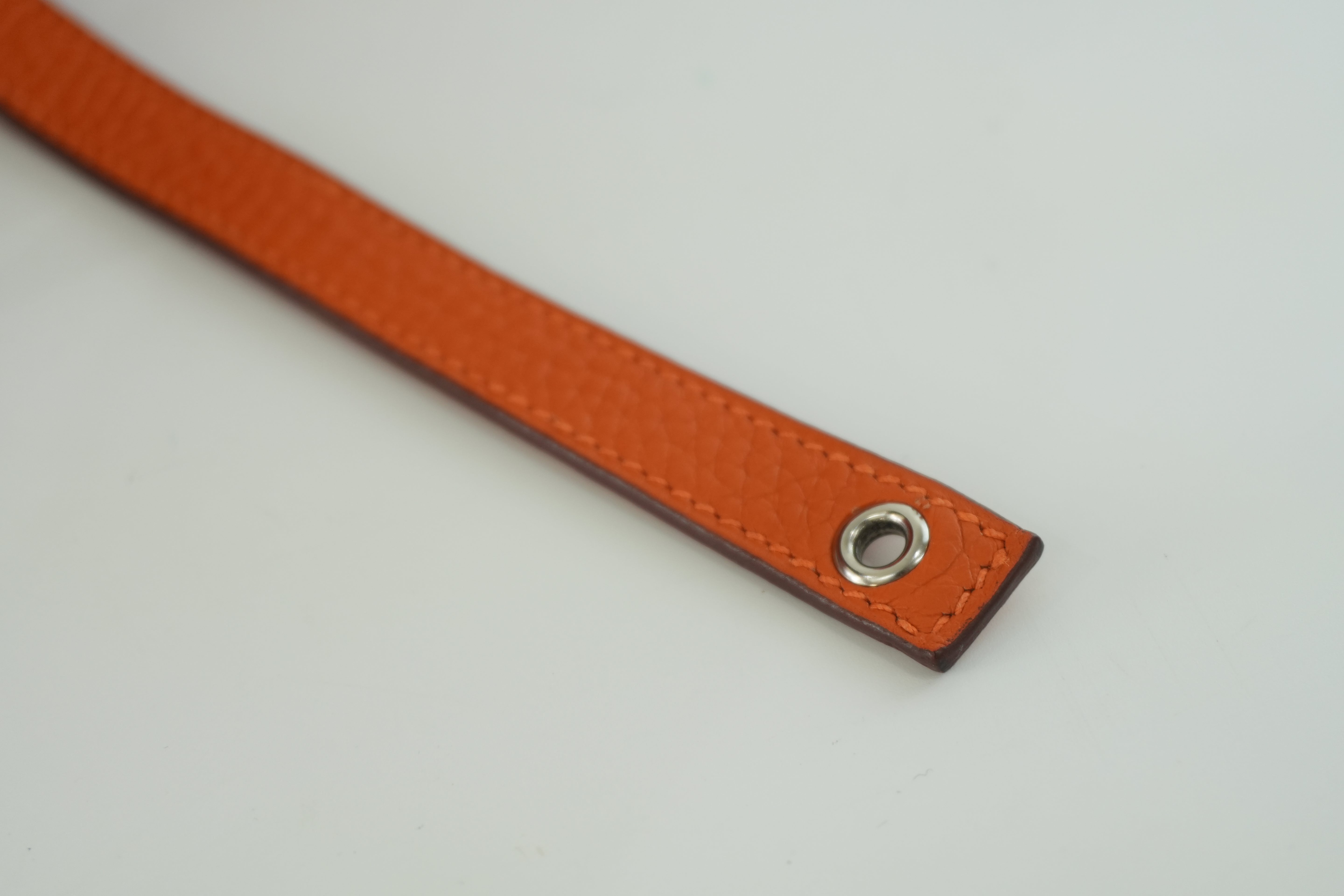 Hermes Picotin MM Handbag Orange Used