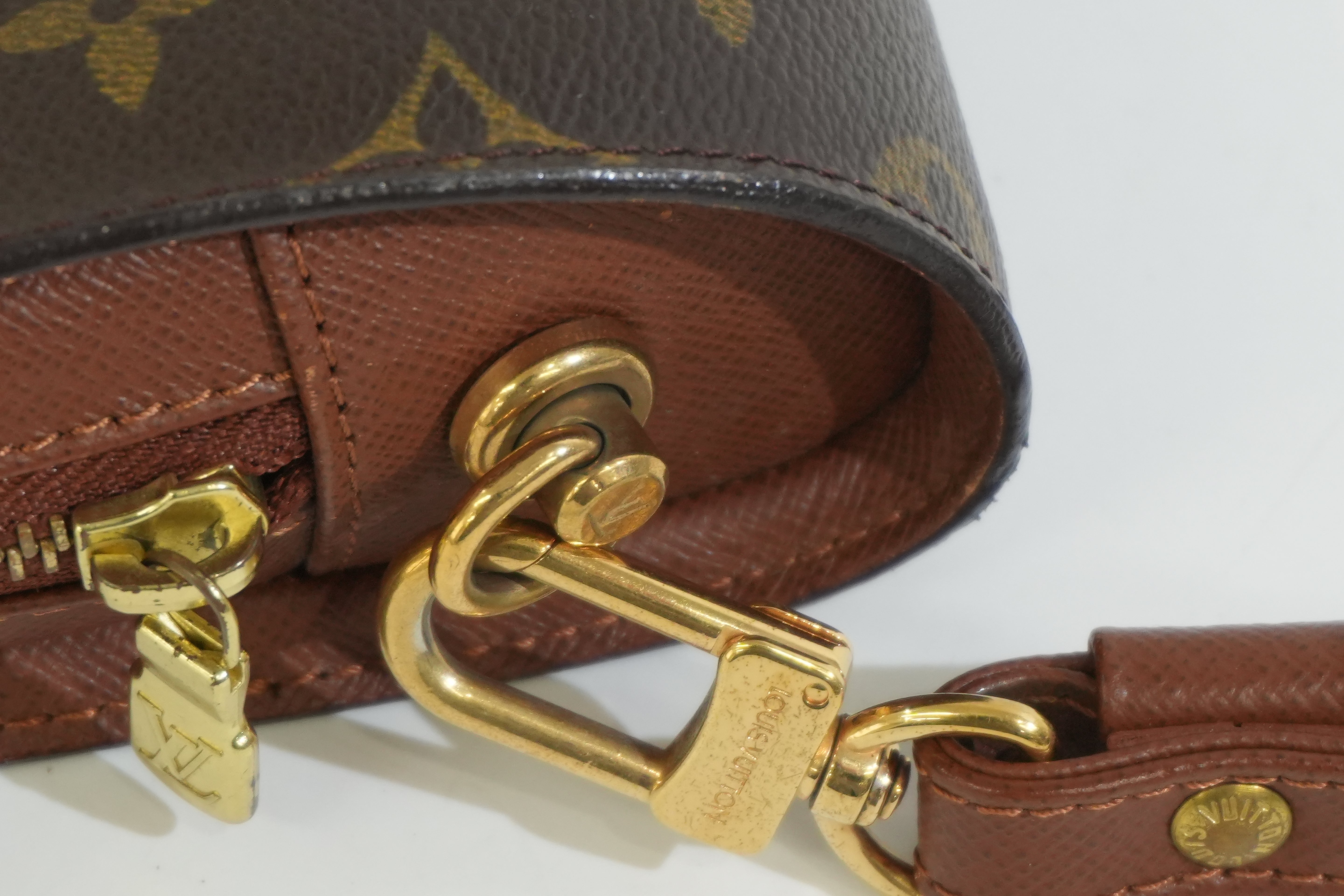 Pre-owned Louis Vuitton Monogram Orsay Wrist Clutch Bag