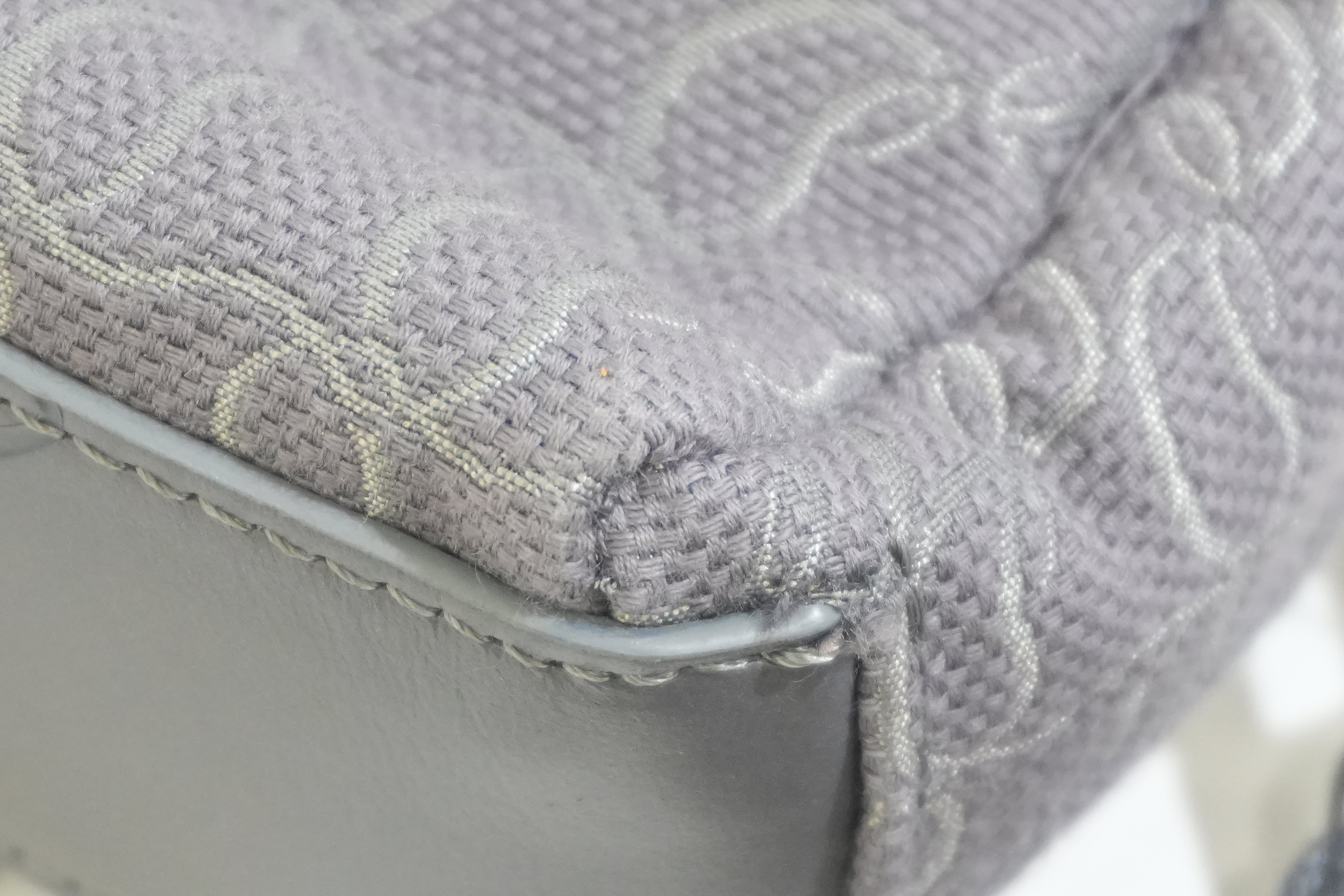 Pre-owned Louboutin Zip N Flap Crossbody Bag Gray