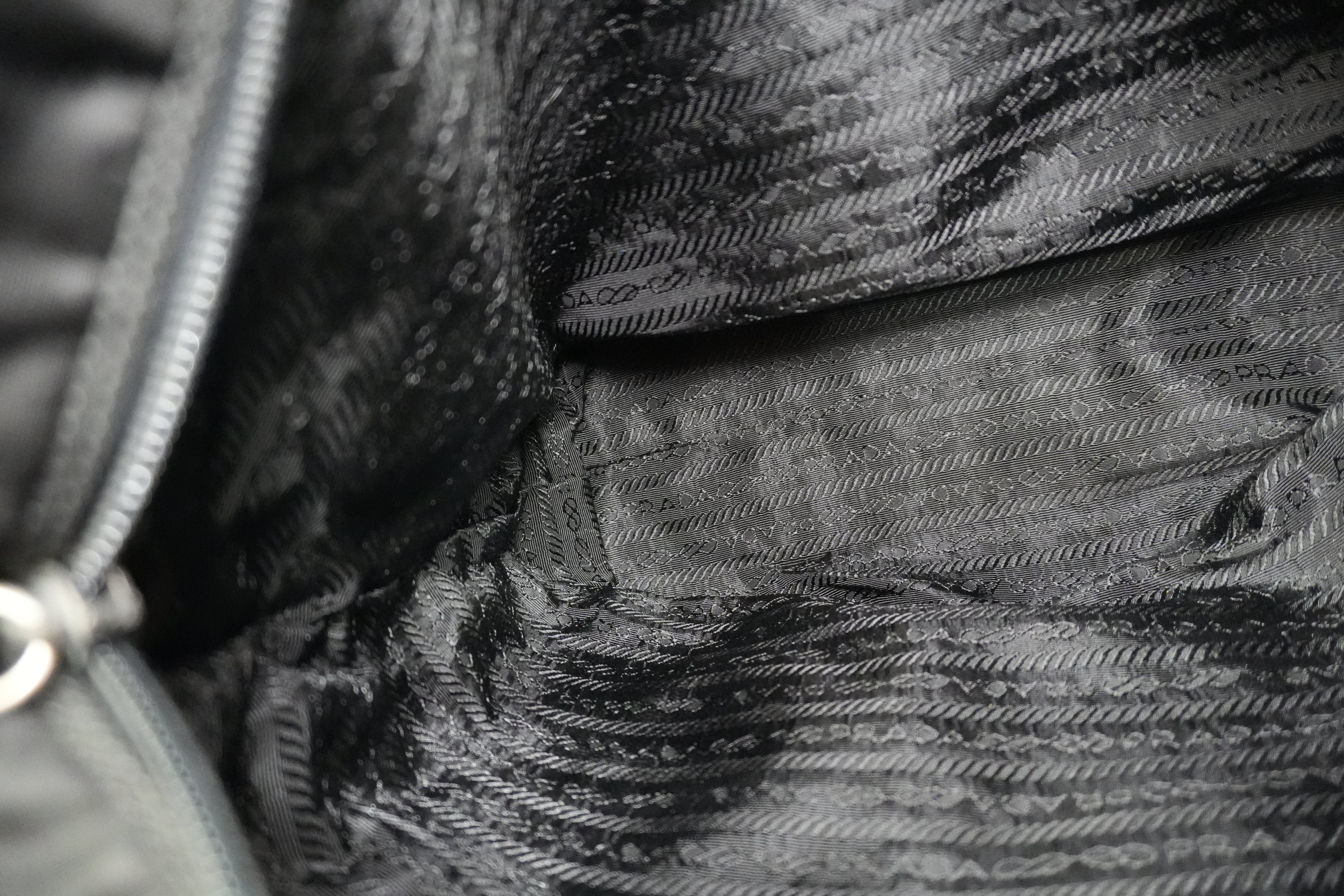 Pre-owned Prada Nylon Shoulder Bag Black