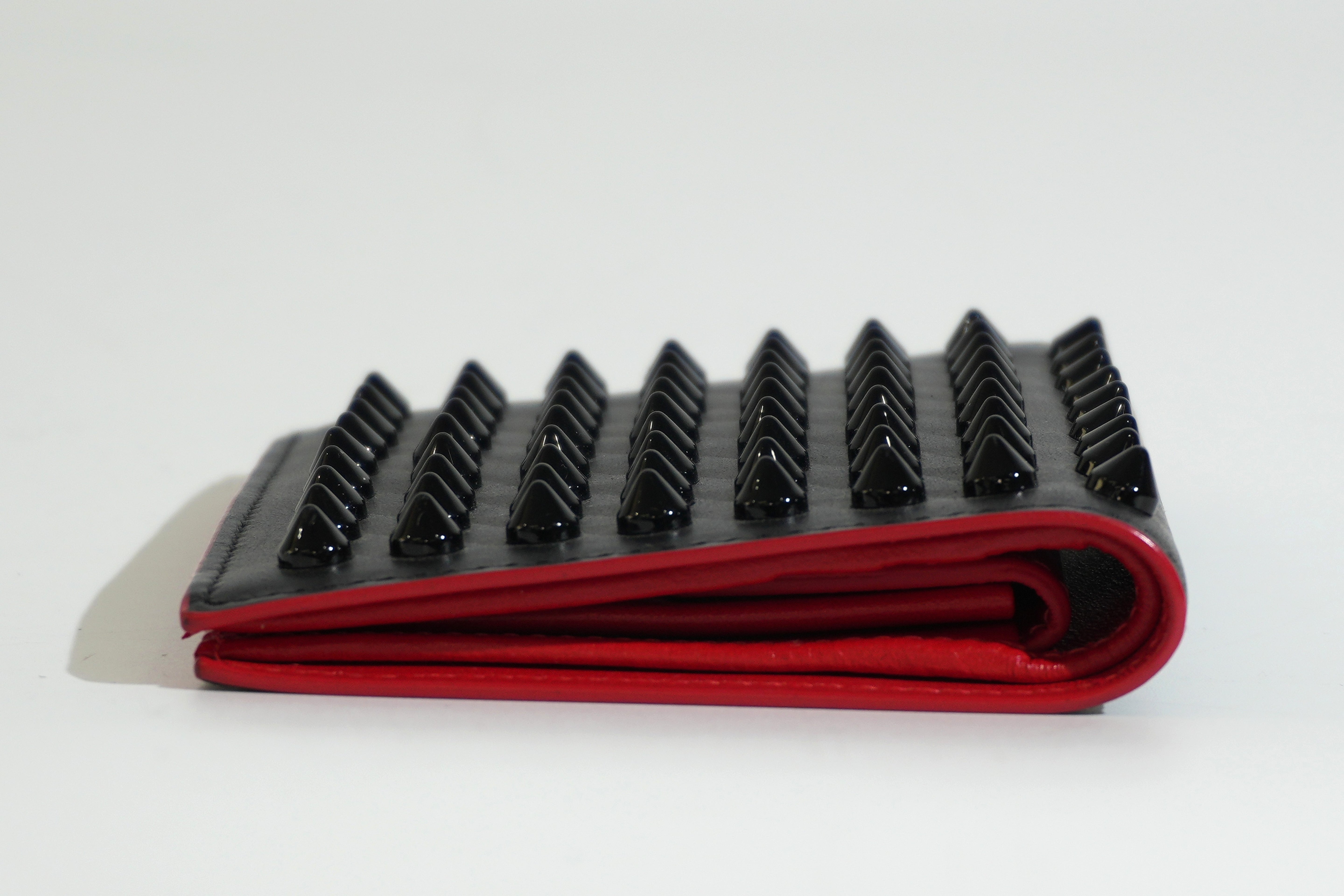 Pre-owned Louboutin Compact Wallet Black