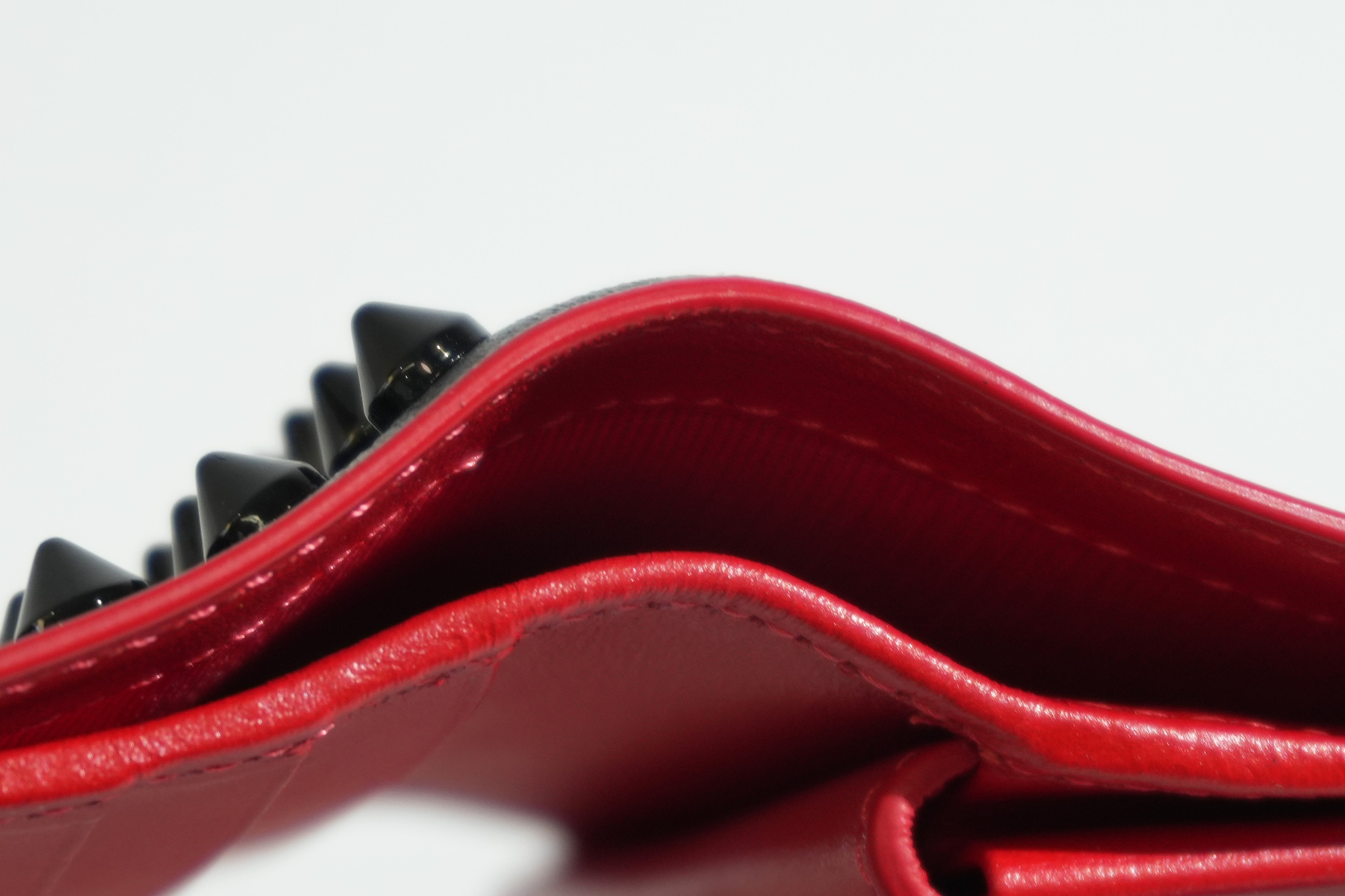 Pre-owned Louboutin Compact Wallet Black