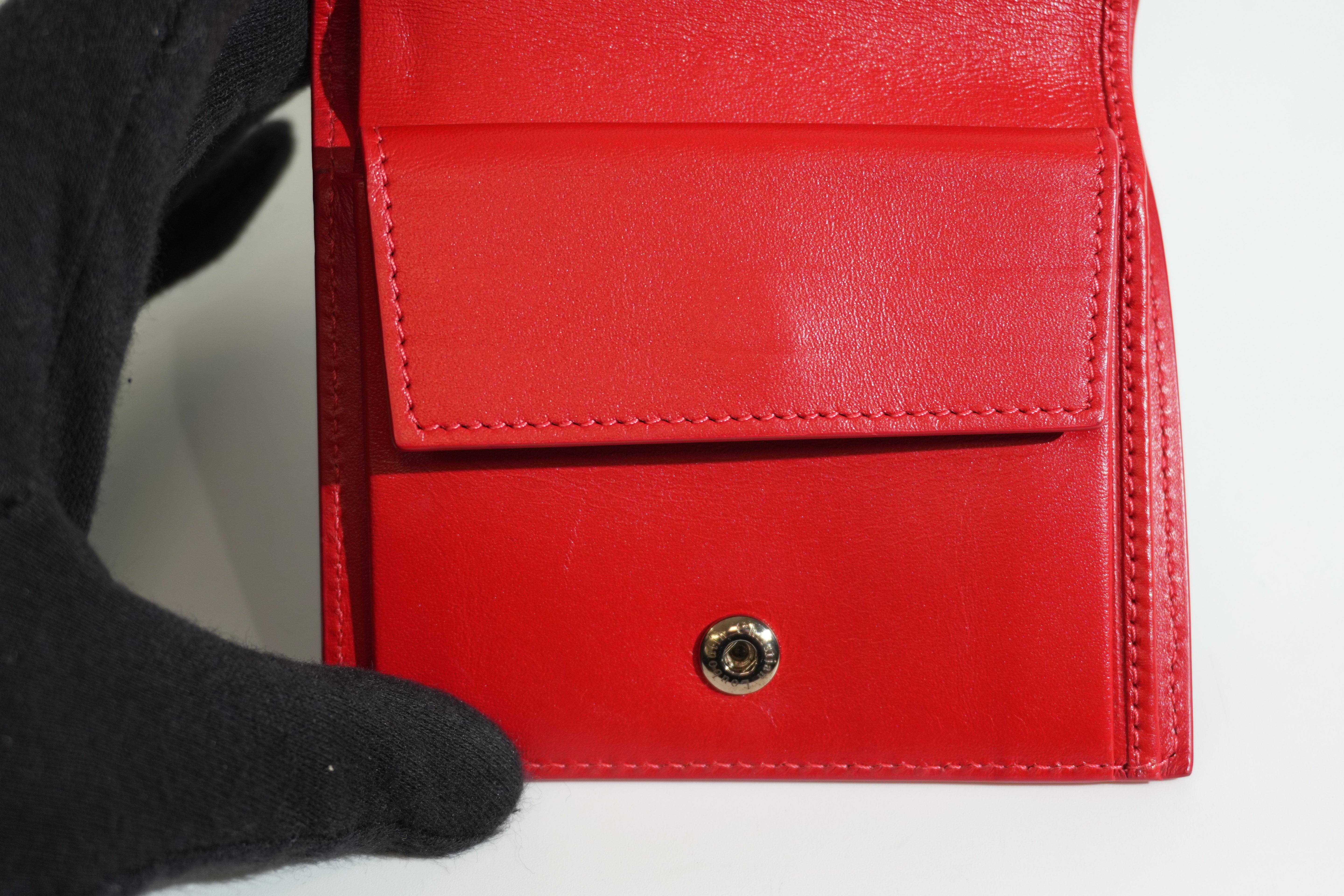 Pre-owned Louboutin Compact Wallet Black