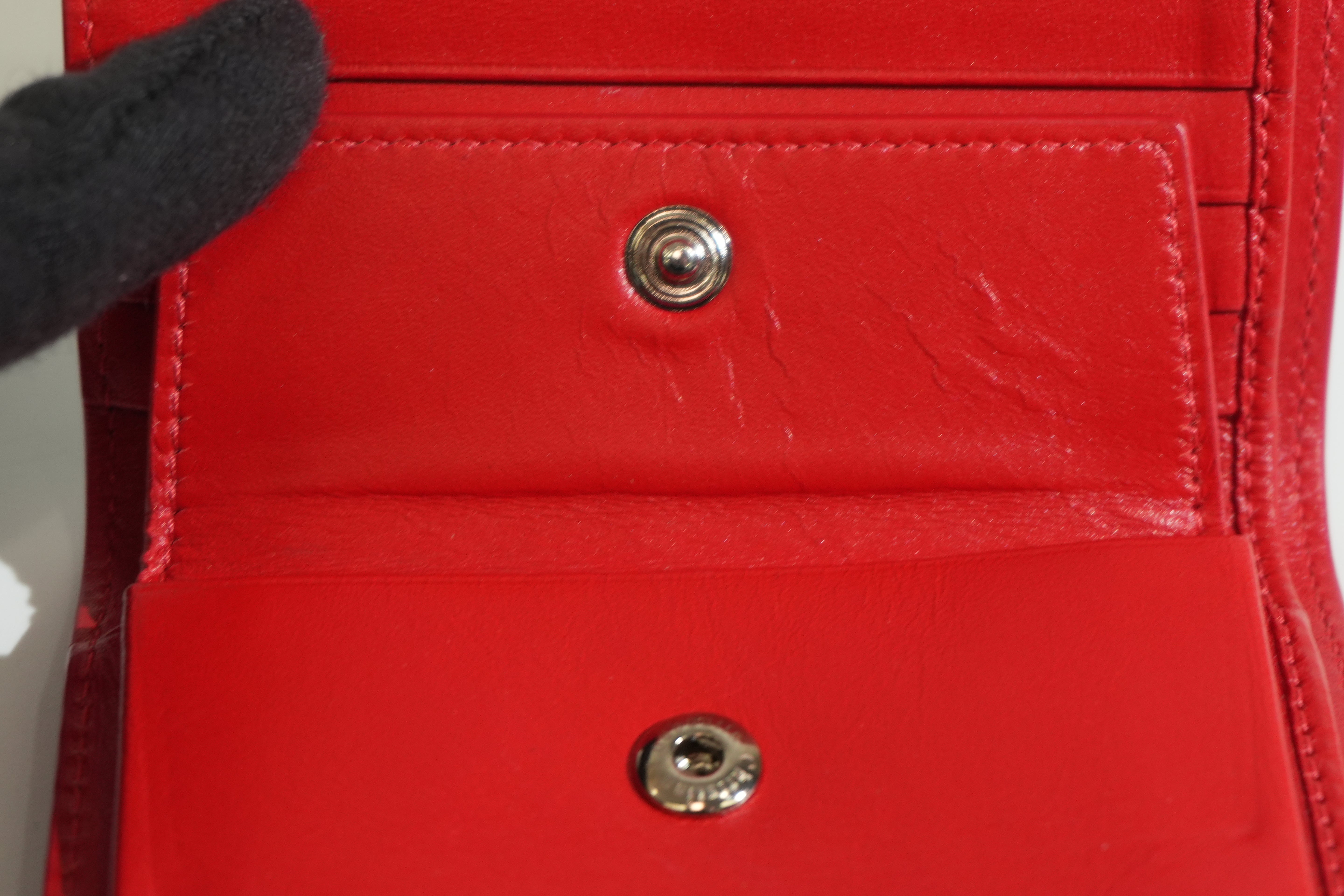 Pre-owned Louboutin Compact Wallet Black