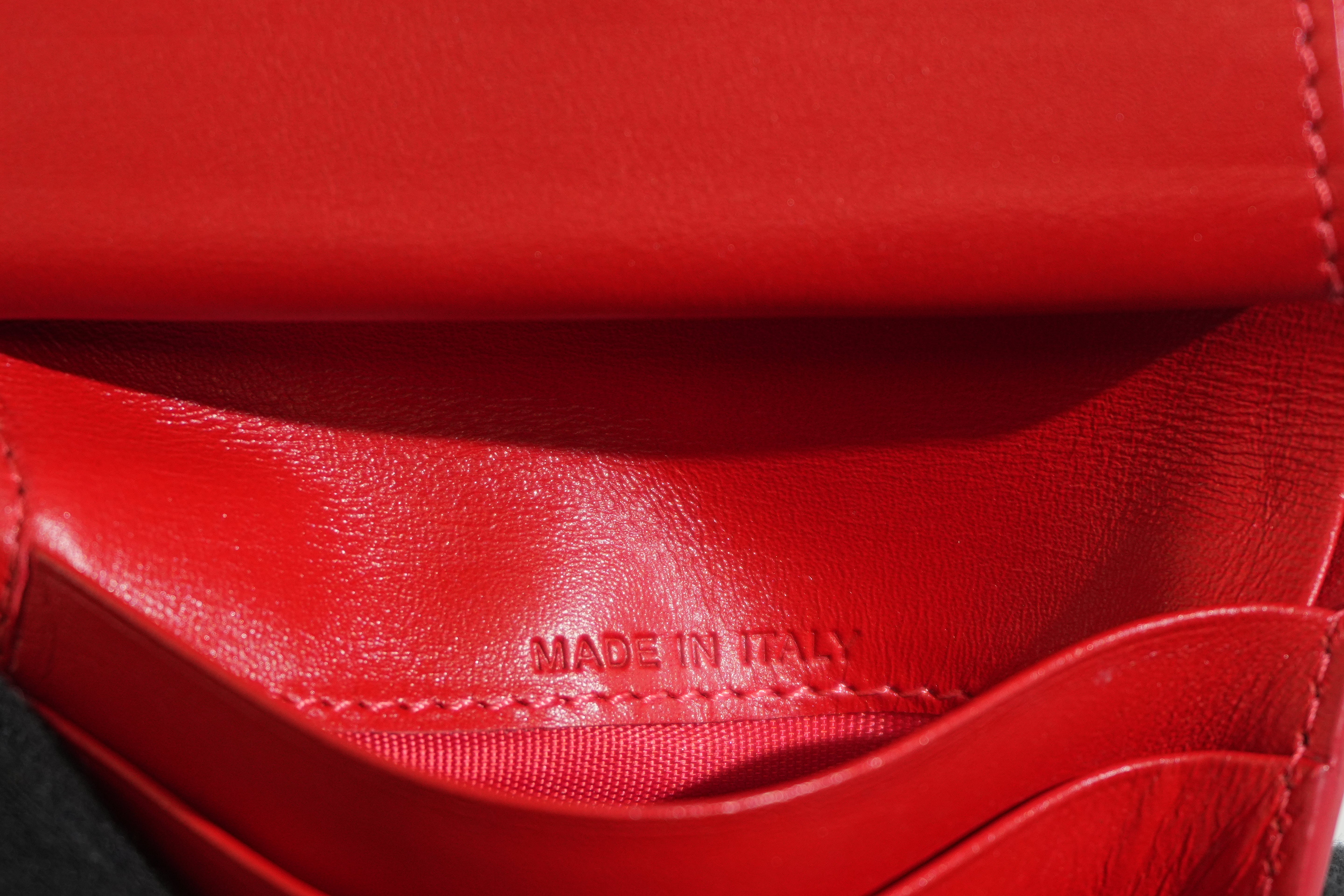 Pre-owned Louboutin Compact Wallet Black