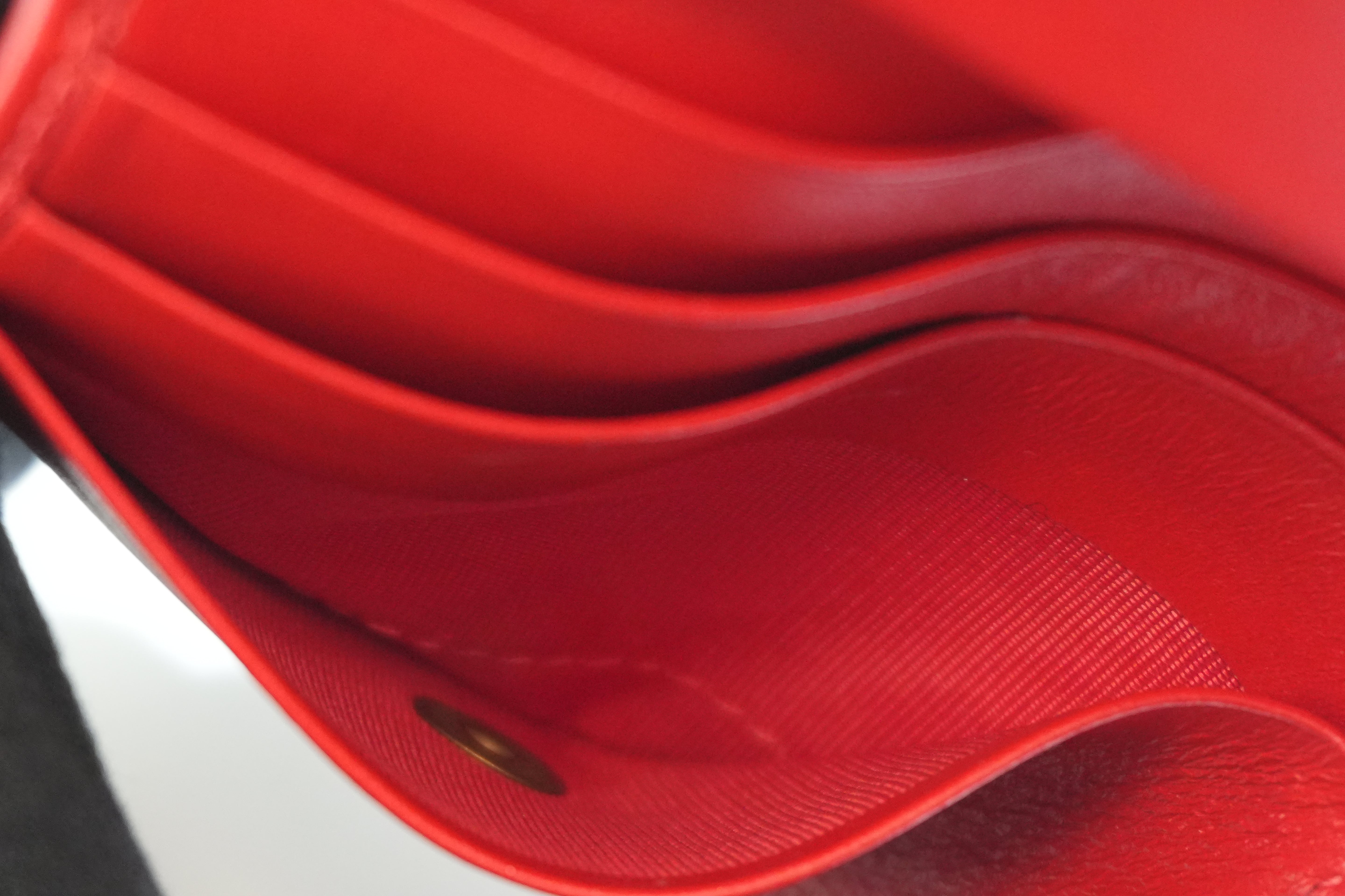 Pre-owned Louboutin Compact Wallet Black