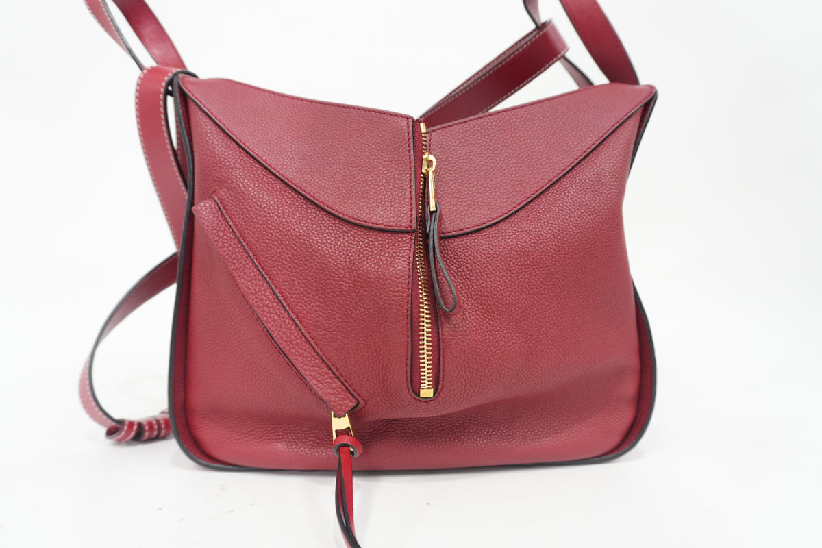 Pre-owned Loewe Hammock Shoulder Bag Red