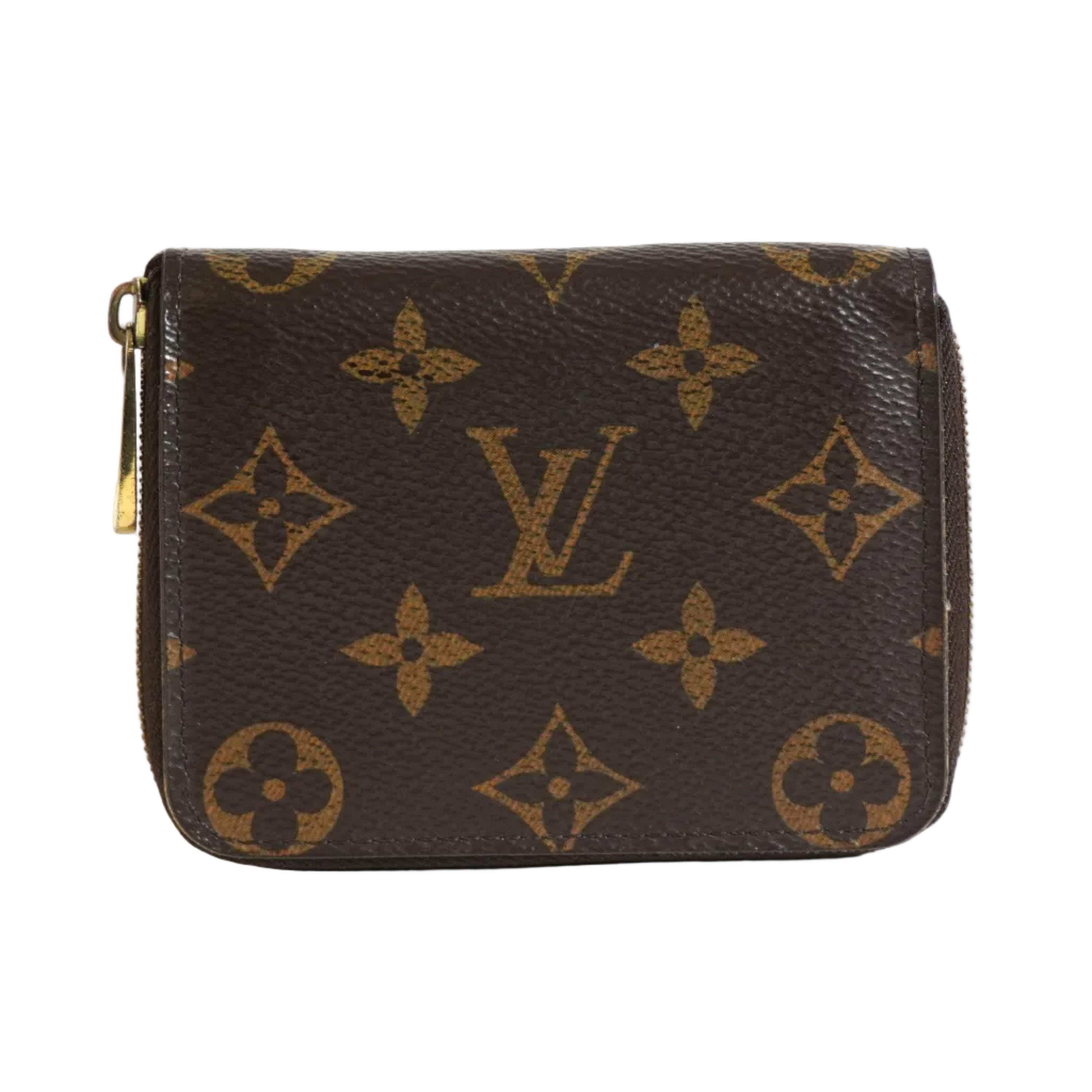 Pre-owned Louis Vuitton Monogram Zippy Card and Coin Case